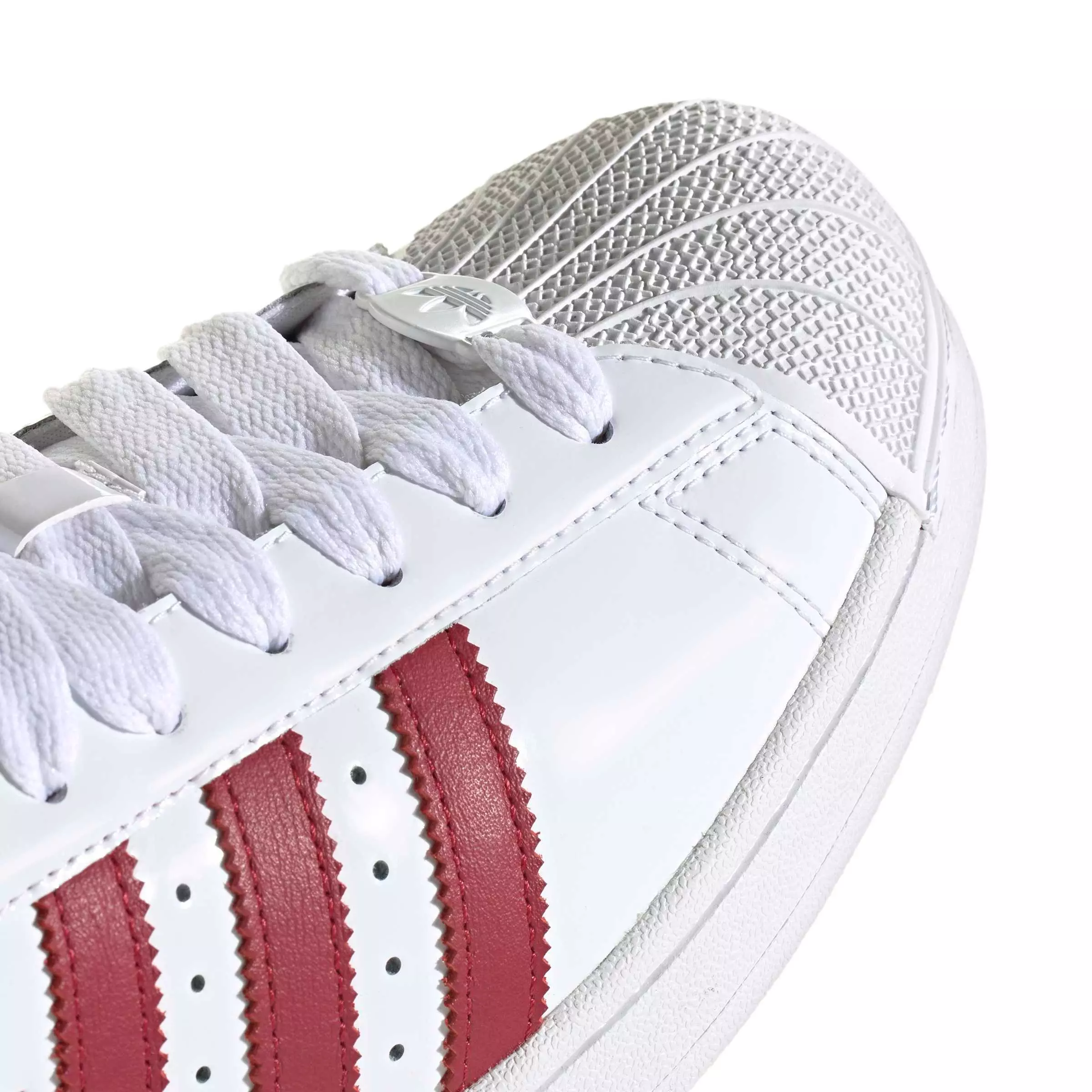 adidas Originals Superstar II "Ftwr White/Team Victory Red/Ftwr White" Men's Shoe - WHITE/RED/WHITE