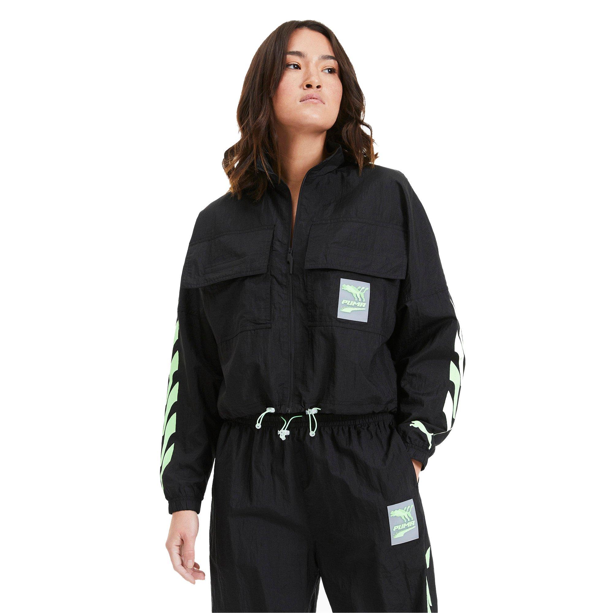 PUMA Women's "Black" Evide Track Jacket - BLACK Thumbnail View 1