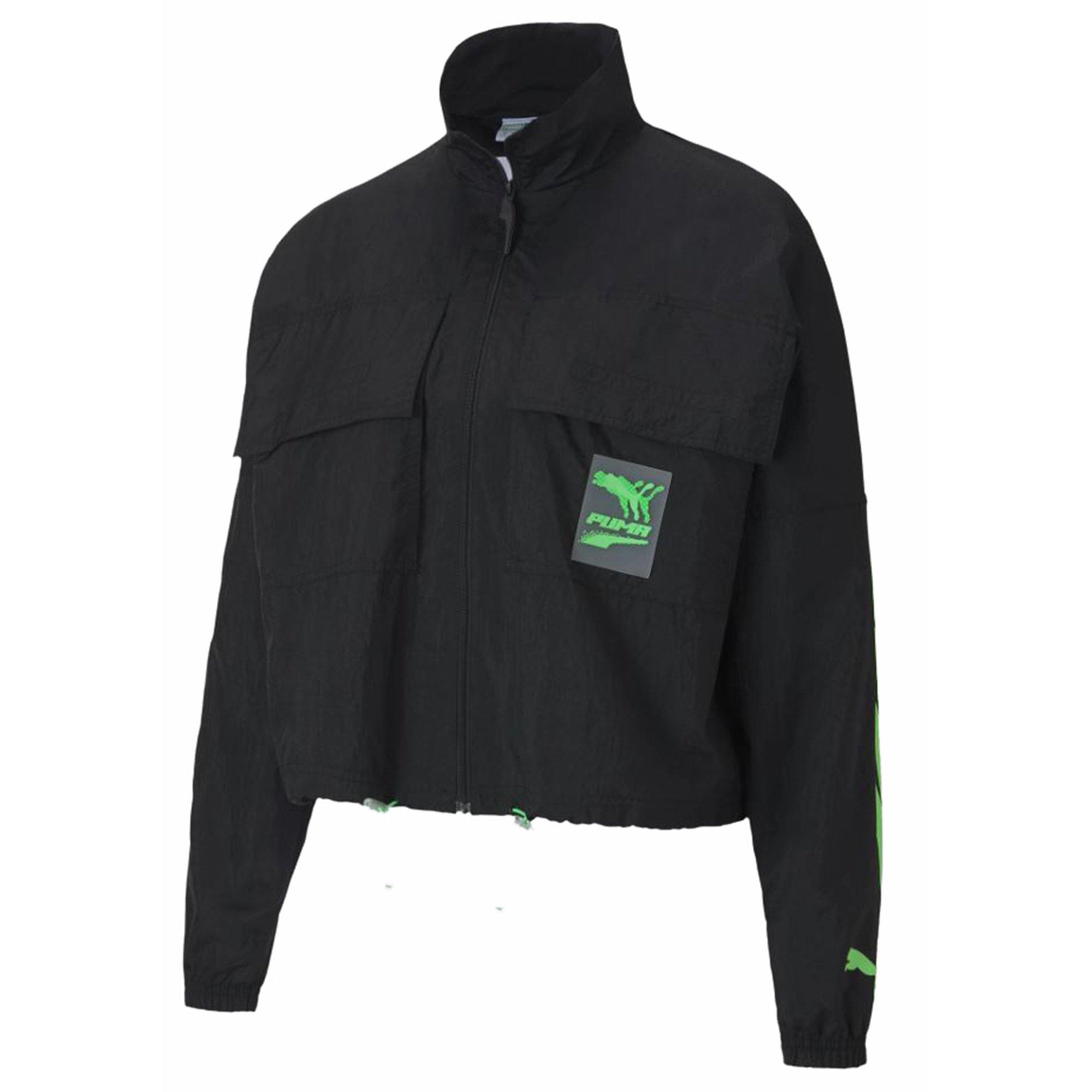 PUMA Women's "Black" Evide Track Jacket - BLACK Thumbnail View 4