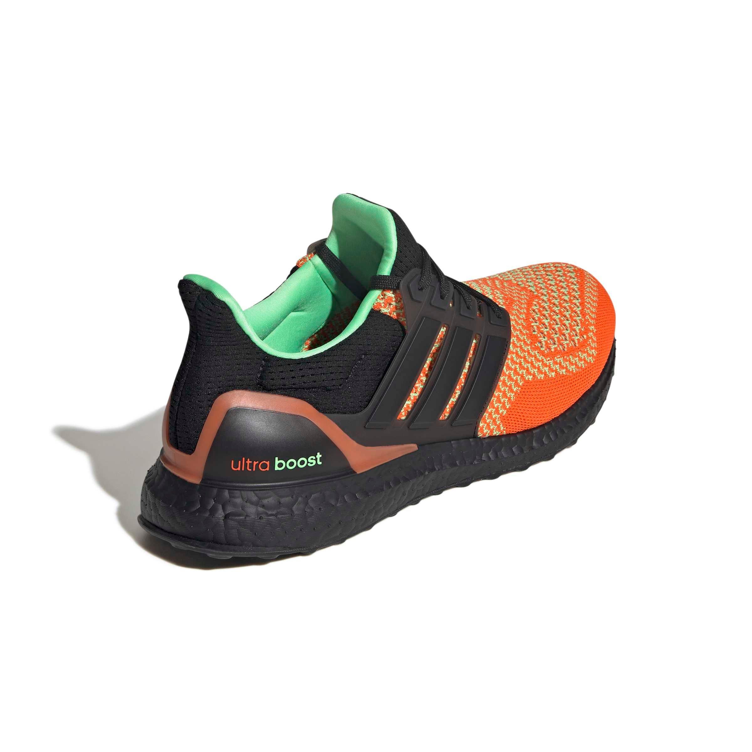 adidas Ultraboost 1.0 "Lime Burst/Core Black/Impact Orange" Men's Running Shoe - LIME/BLACK/ORANGE Thumbnail View 4