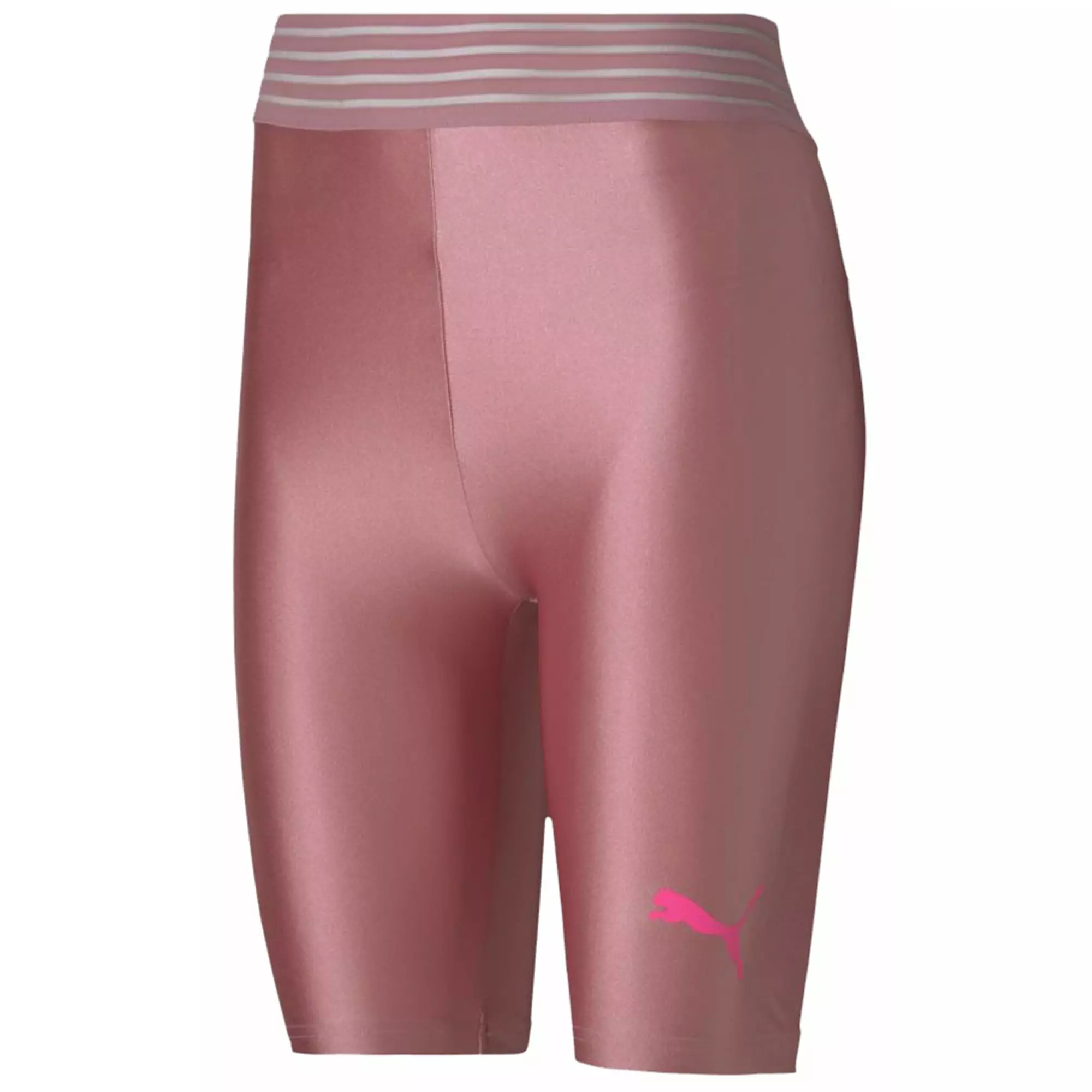 PUMA Women's "Pink" Evide Biker Shorts - PINK