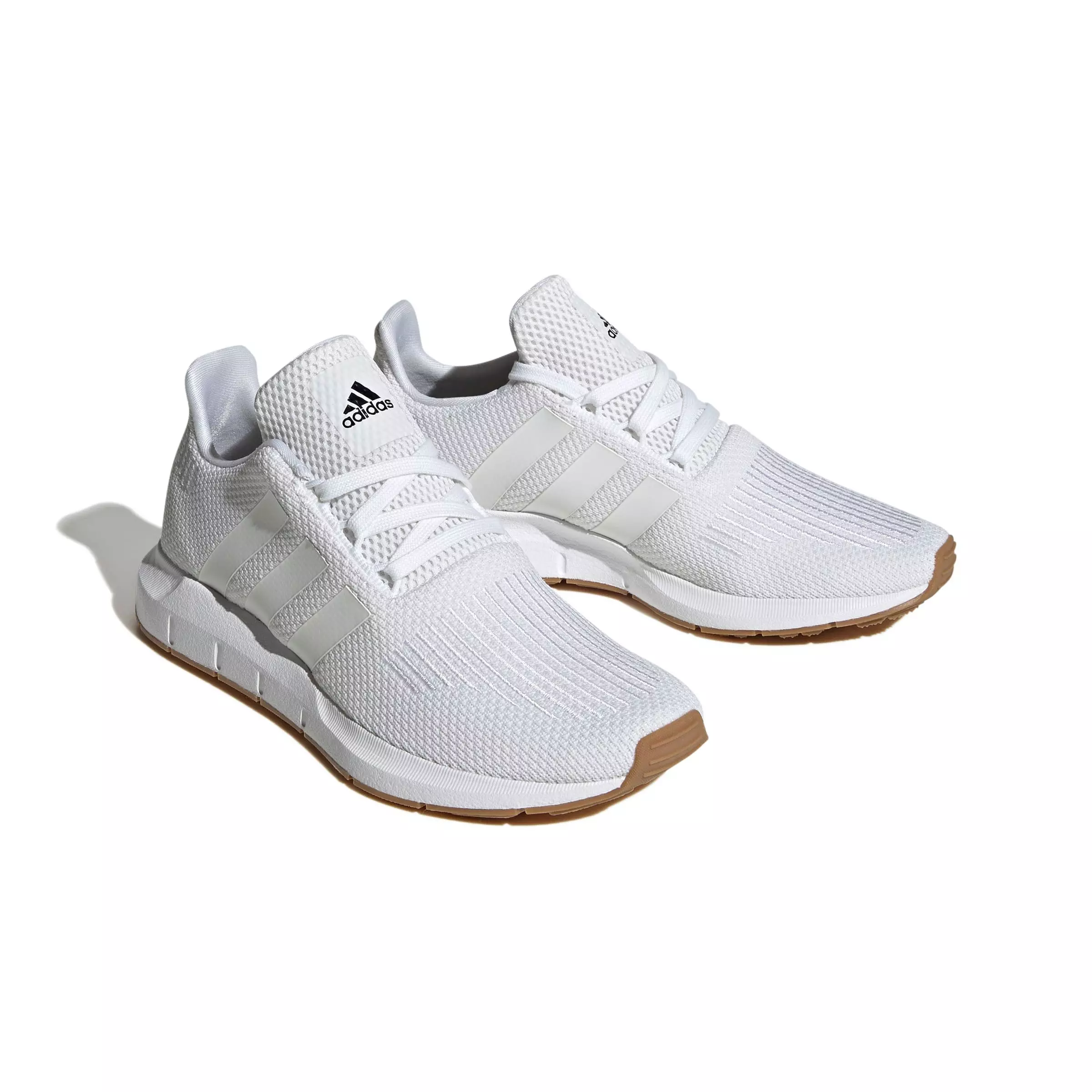 adidas Swift Run 1.0 "Ftwr White/Ftwr White/Core Black" Grade School Boys' Running Shoe - WHITE/WHITE/BLACK