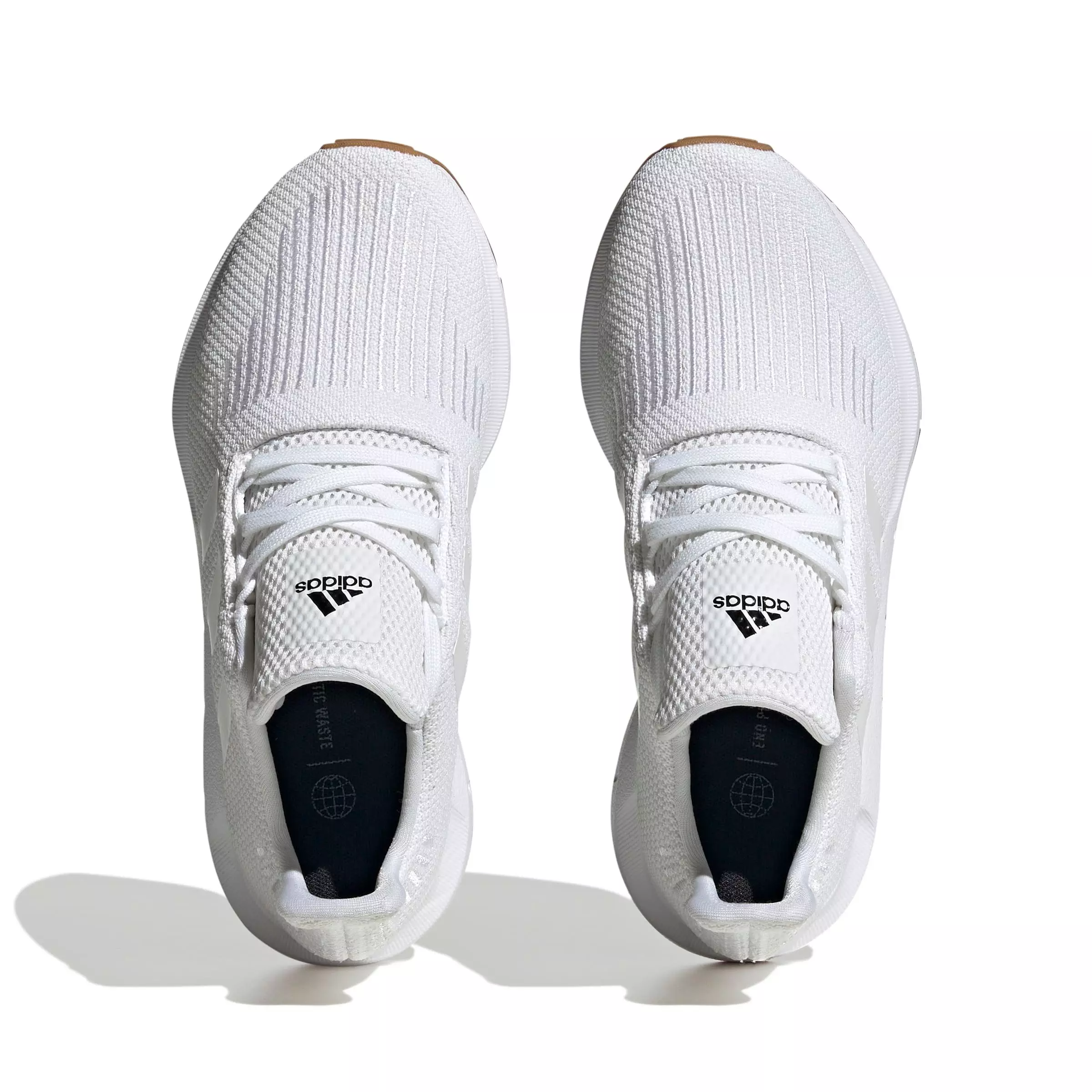 adidas Swift Run 1.0 "Ftwr White/Ftwr White/Core Black" Grade School Boys' Running Shoe - WHITE/WHITE/BLACK