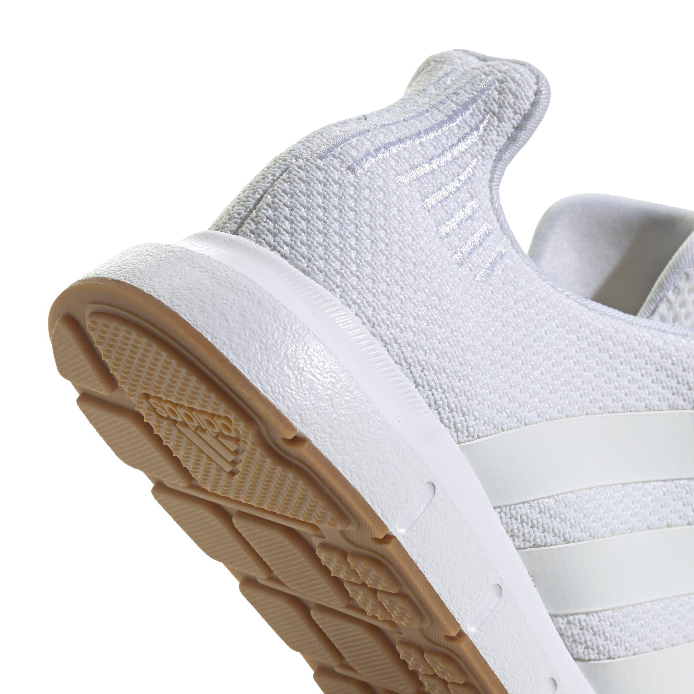 adidas Swift Run 1.0 "Ftwr White/Ftwr White/Core Black" Grade School Boys' Running Shoe - WHITE/WHITE/BLACK