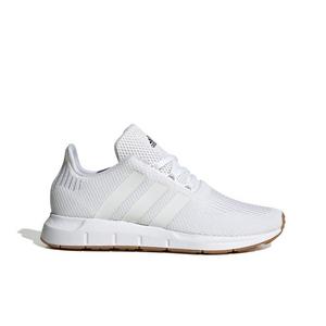 adidas Swift Run 1.0 "Ftwr White/Ftwr White/Core Black" Grade School Boys' Running Shoe - WHITE/WHITE/BLACK