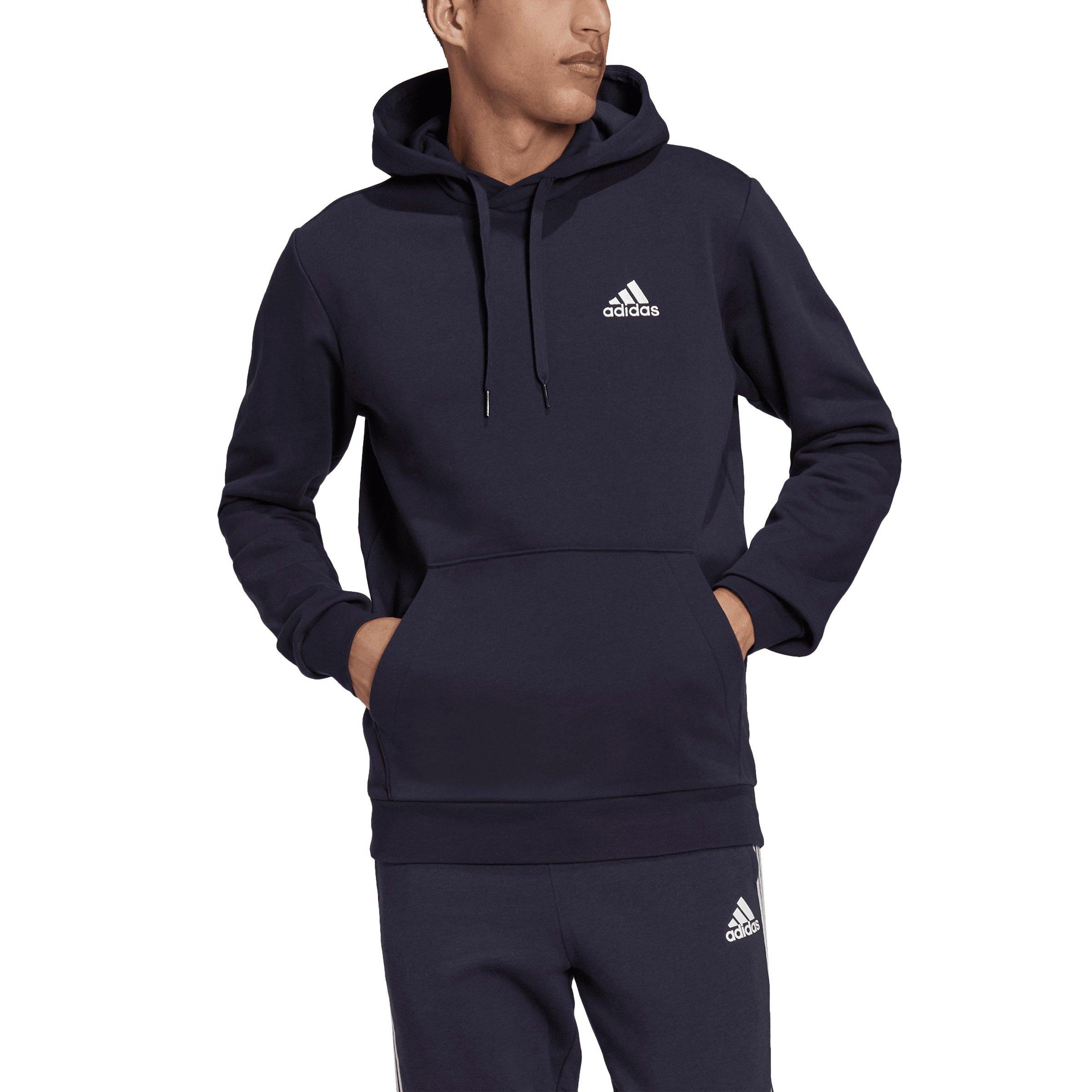adidas Men's Essentials Fleece Hoodie-Navy - NAVY Thumbnail View 1