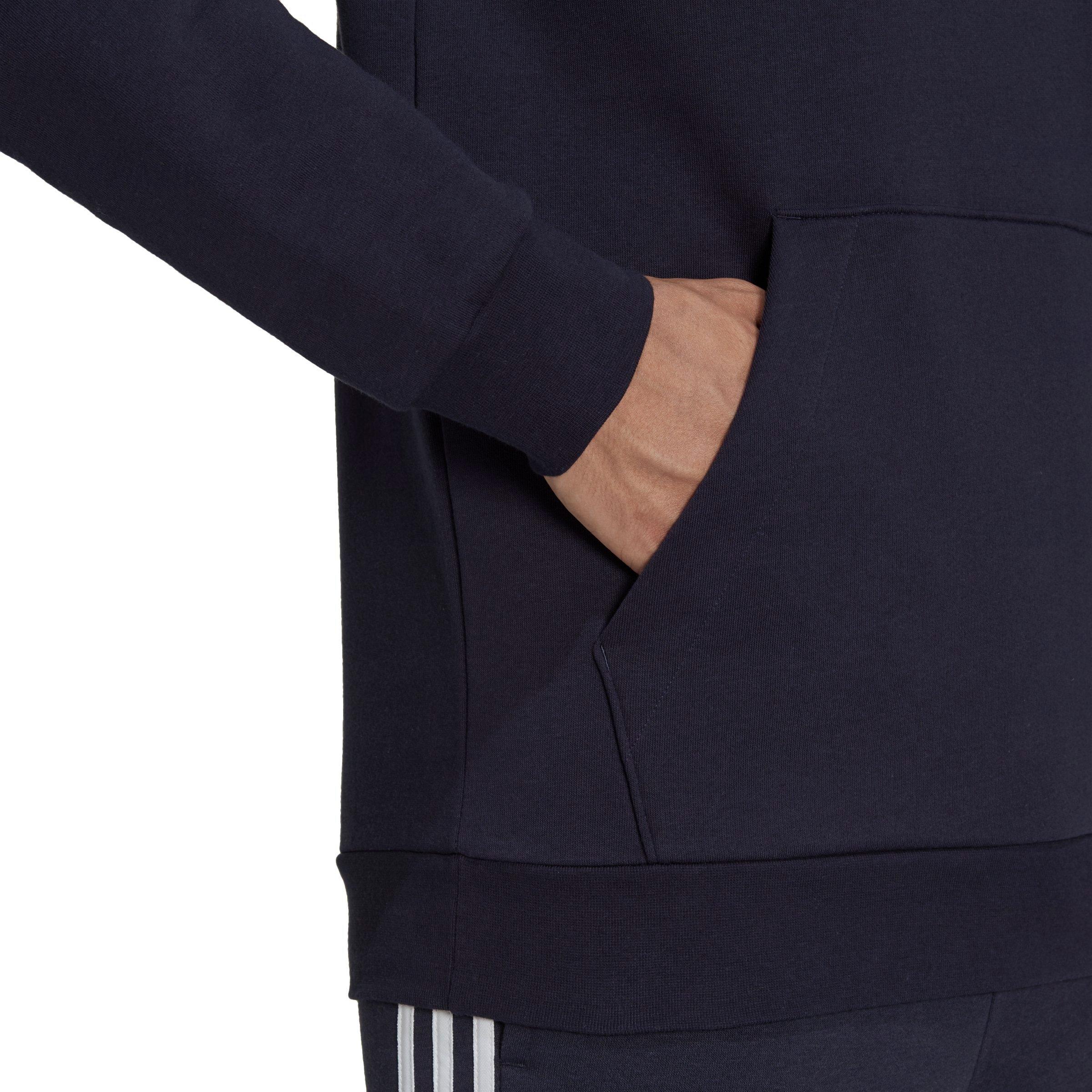adidas Men's Essentials Fleece Hoodie-Navy - NAVY Thumbnail View 4