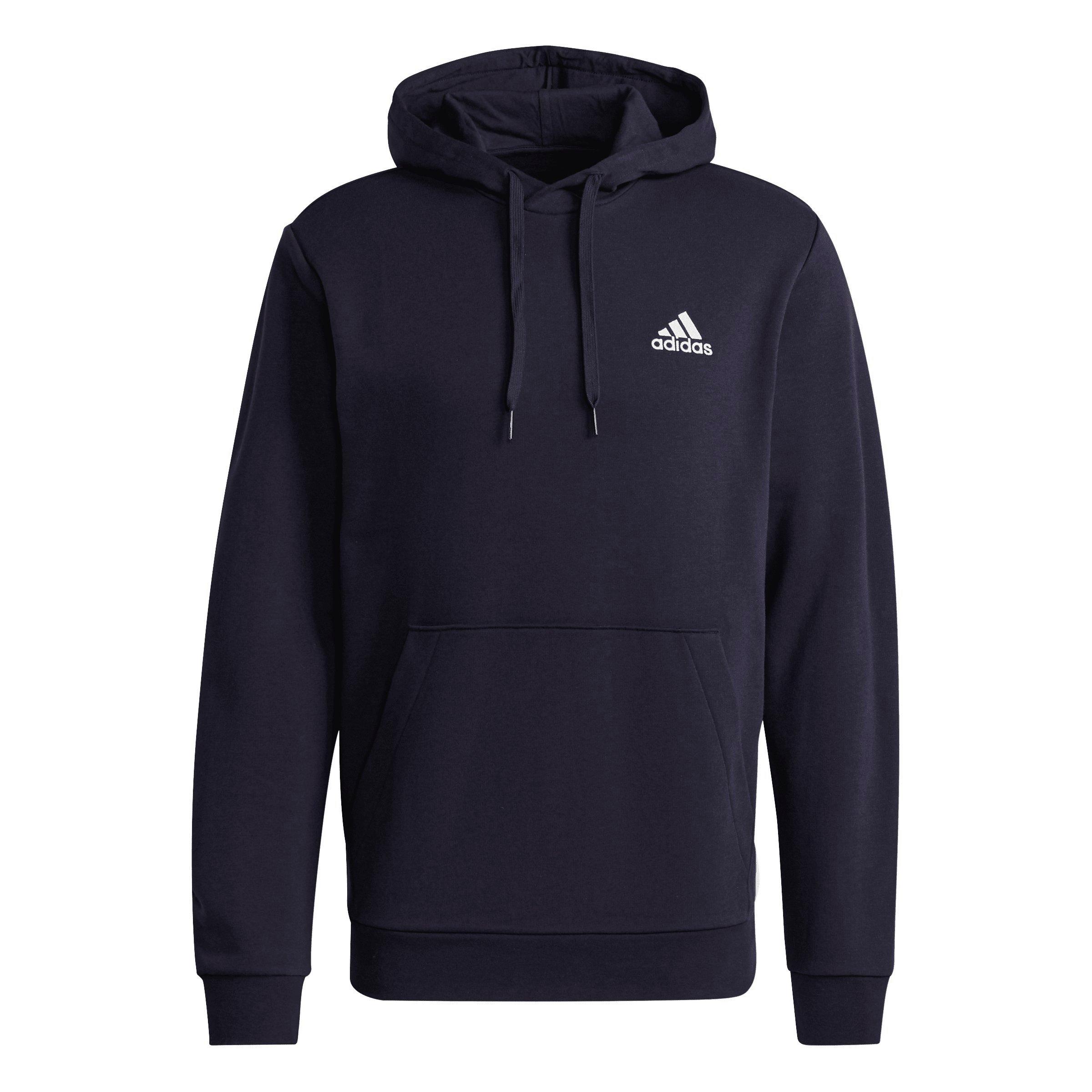 adidas Men's Essentials Fleece Hoodie-Navy - NAVY Thumbnail View 6