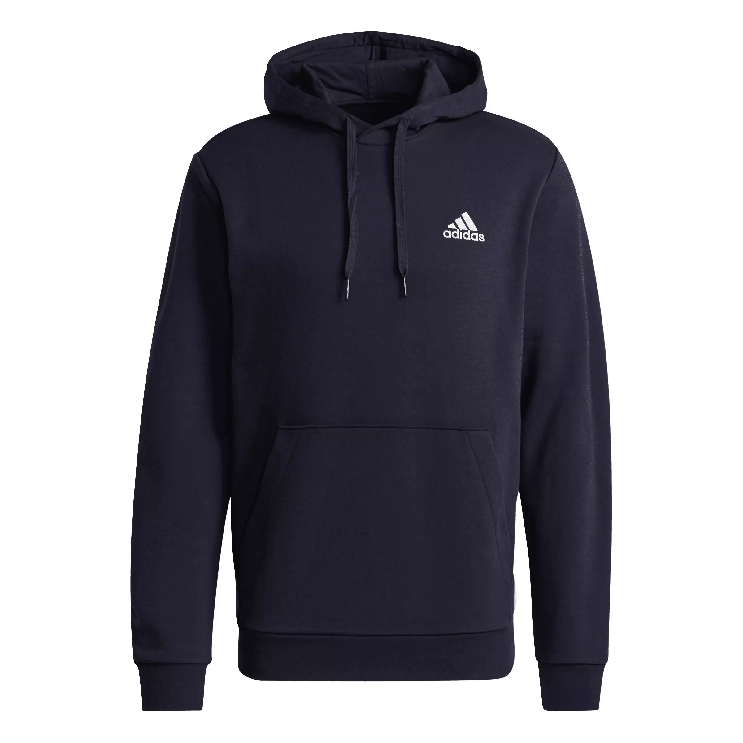 adidas Men's Essentials Fleece Hoodie-Navy - NAVY