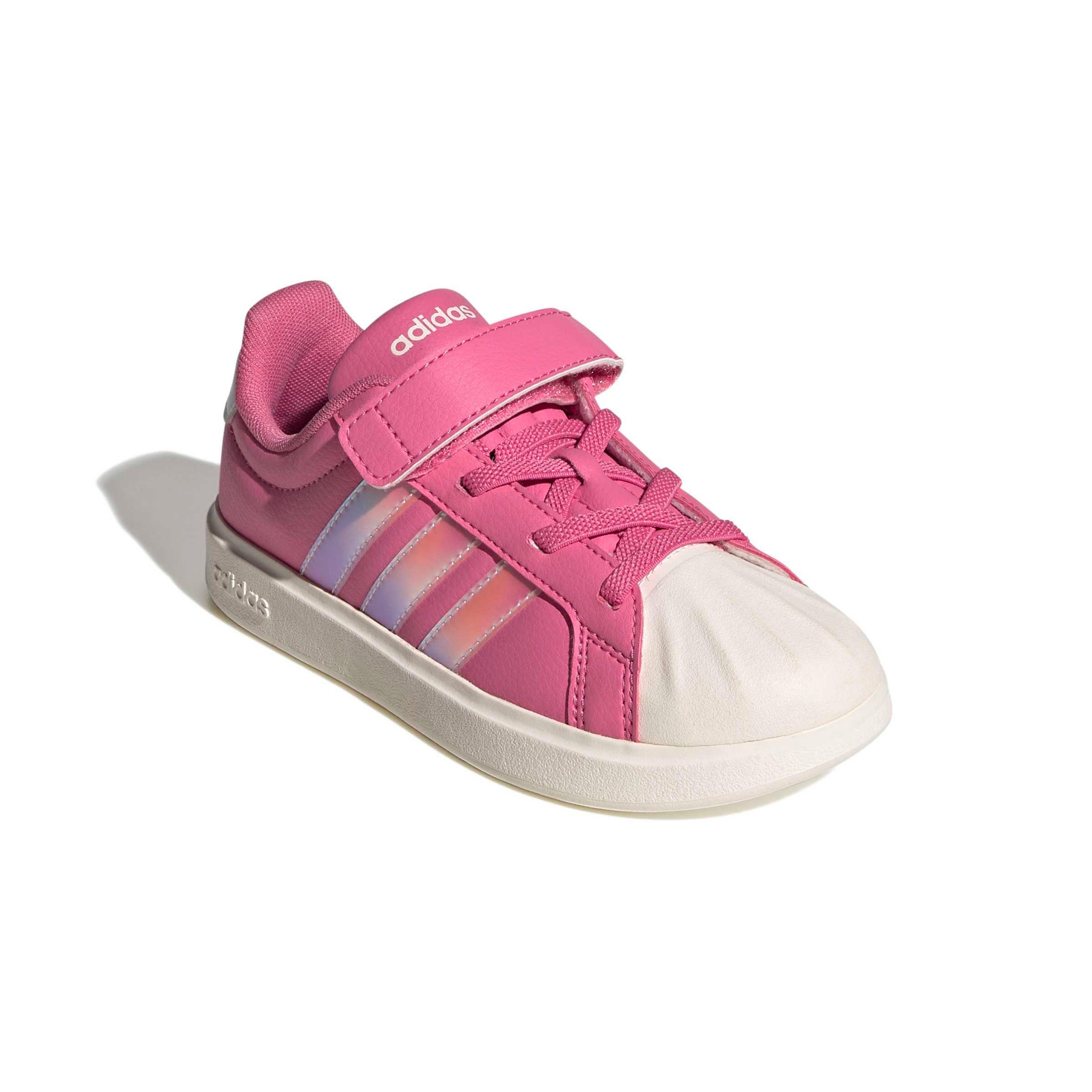 adidas Streettalk "Pink Fusion/Ftwr White/Wonder Quartz" Preschool Girls' Shoe - PINK/WHITE/QUARTZ