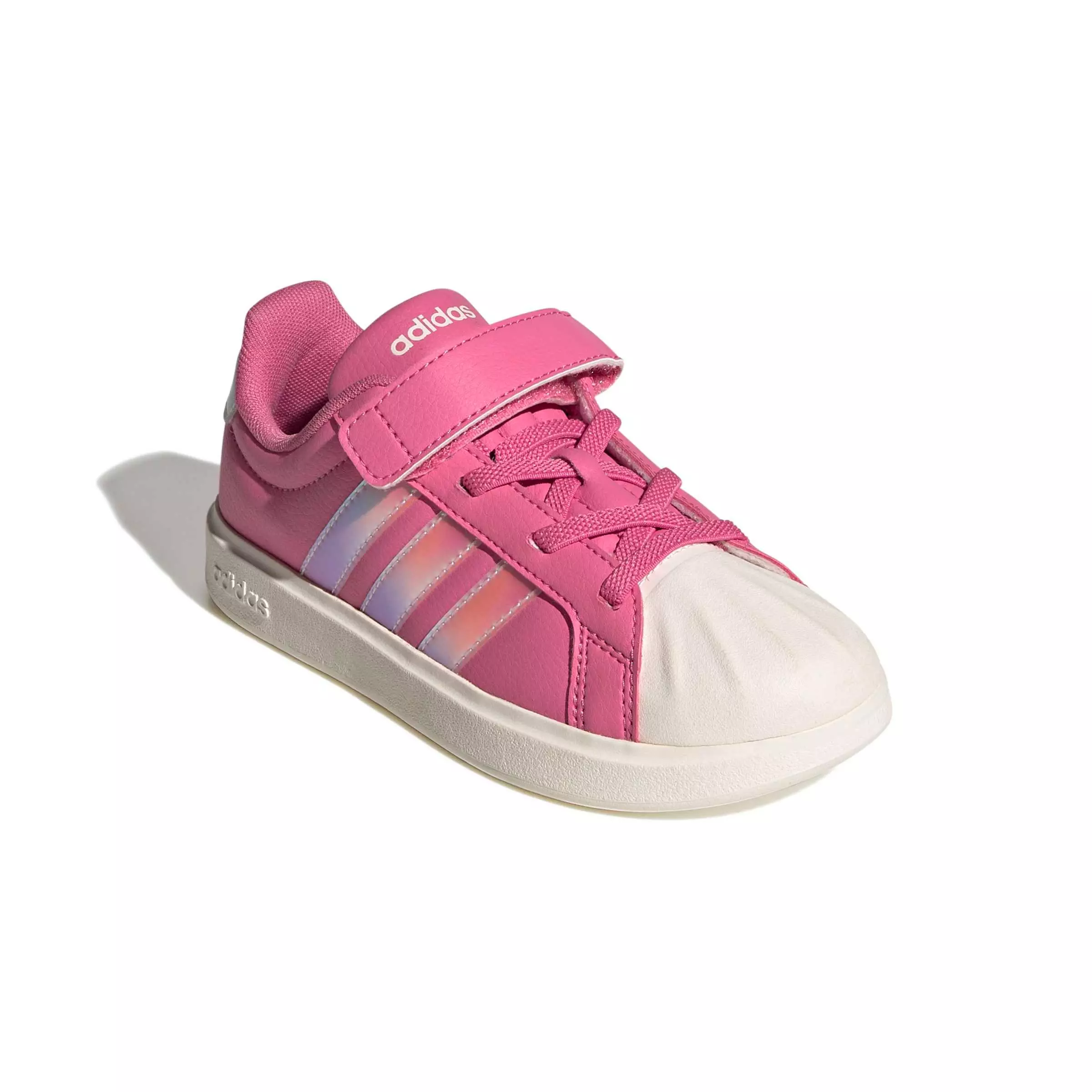 adidas Streettalk "Pink Fusion/Ftwr White/Wonder Quartz" Preschool Girls' Shoe - PINK/WHITE/QUARTZ
