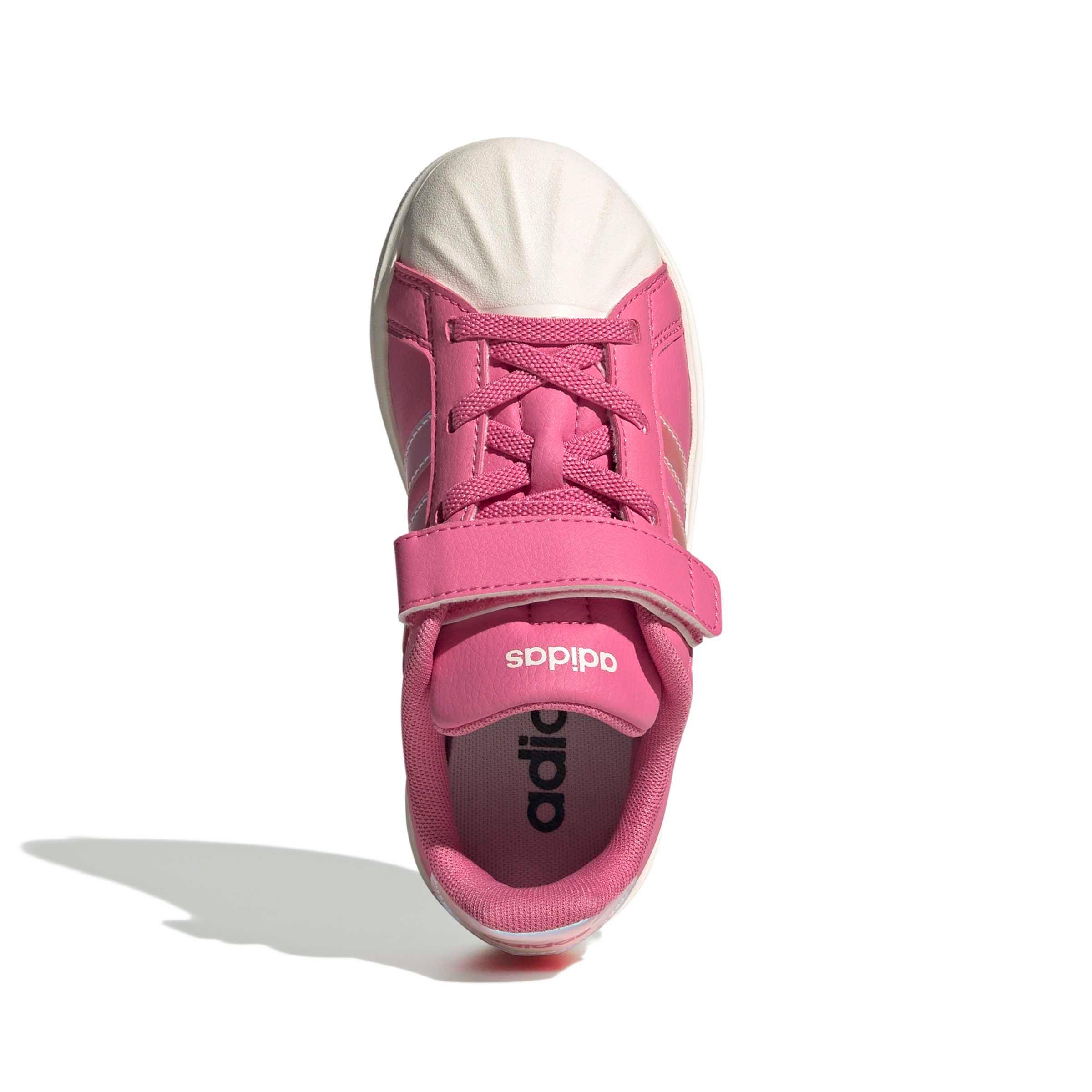 adidas Streettalk "Pink Fusion/Ftwr White/Wonder Quartz" Preschool Girls' Shoe - PINK/WHITE/QUARTZ