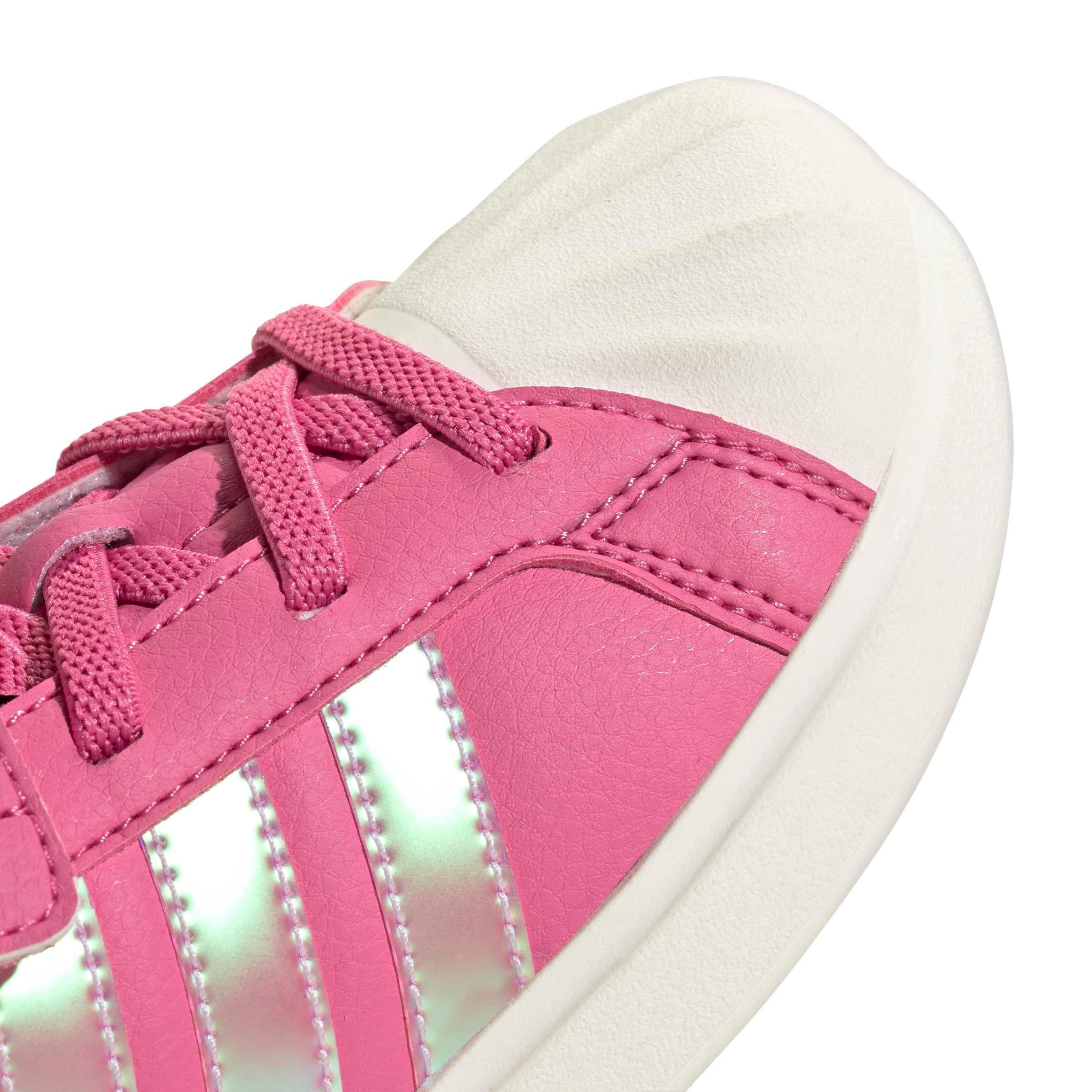 adidas Streettalk "Pink Fusion/Ftwr White/Wonder Quartz" Preschool Girls' Shoe - PINK/WHITE/QUARTZ