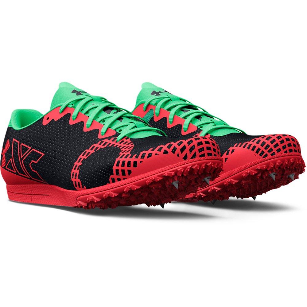 Under Armour Brigade XC 2 "Black/Beta" Unisex Track Spike - BLACK/BETA Thumbnail View 3