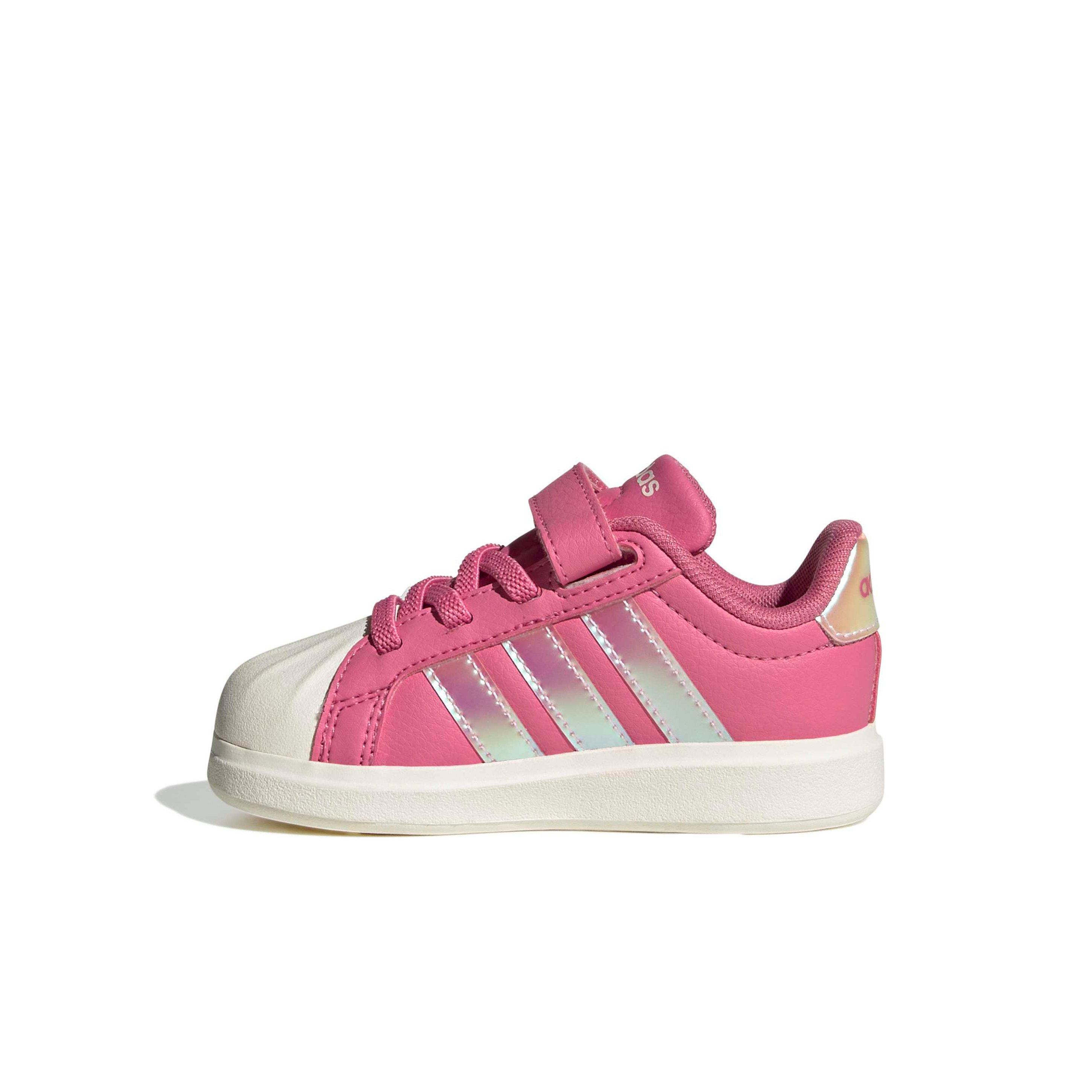 adidas Streettalk "Pink Fusion/Ftwr White/Wonder Quartz" Infant Girls' Shoe - PINK/WHITE/QUARTZ