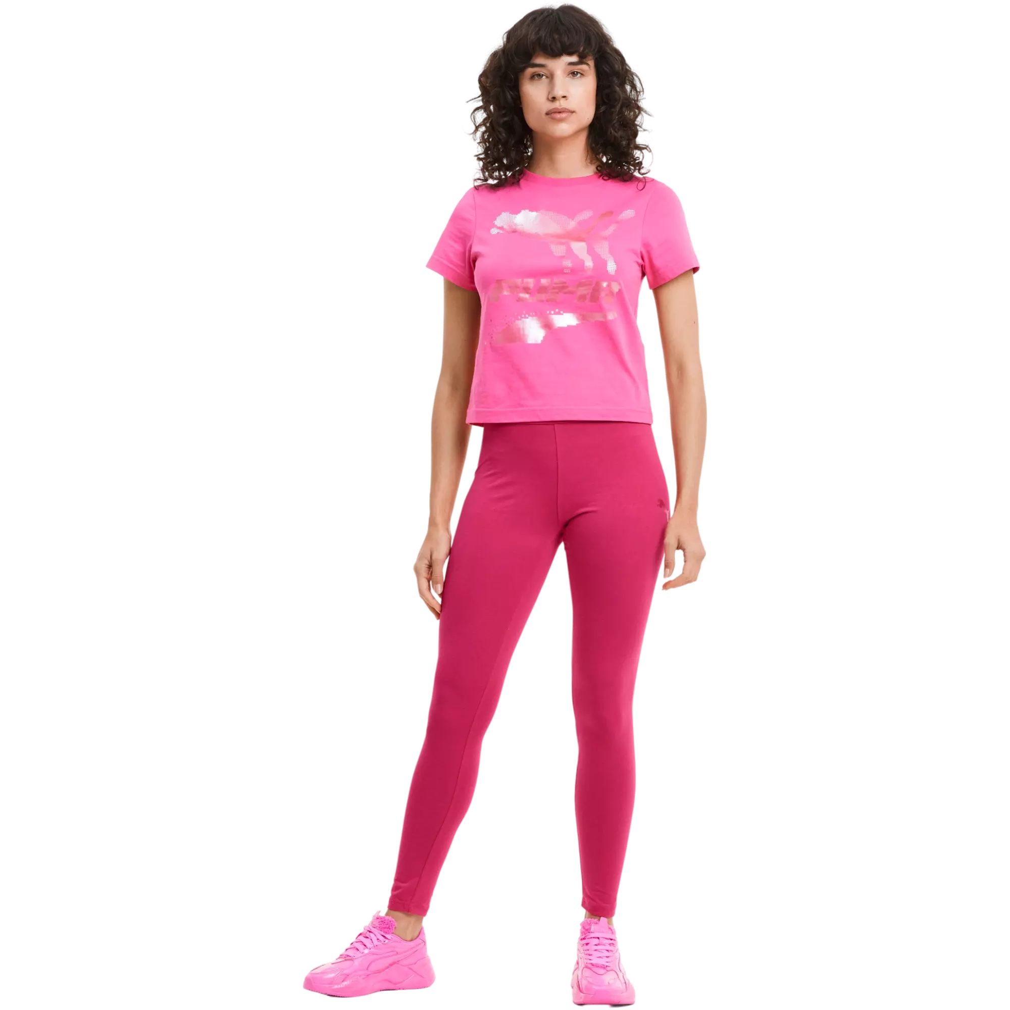 PUMA Women's "Pink" Evide HR Legging - PINK