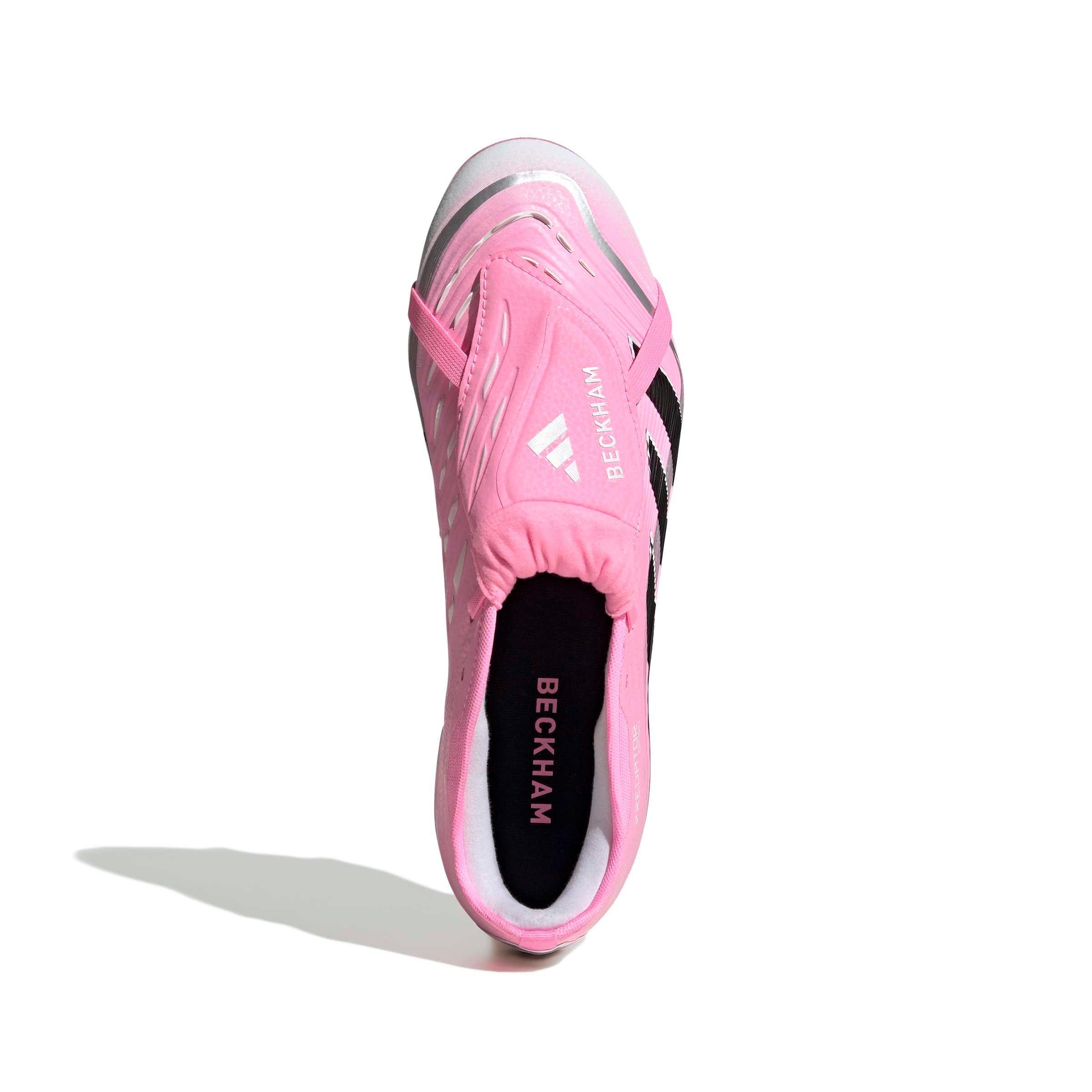 adidas Predator Pro FG "Beam Pink/Core Black/Ftwr White" Men's Soccer Cleat - PINK/BLACK/WHITE Thumbnail View 5