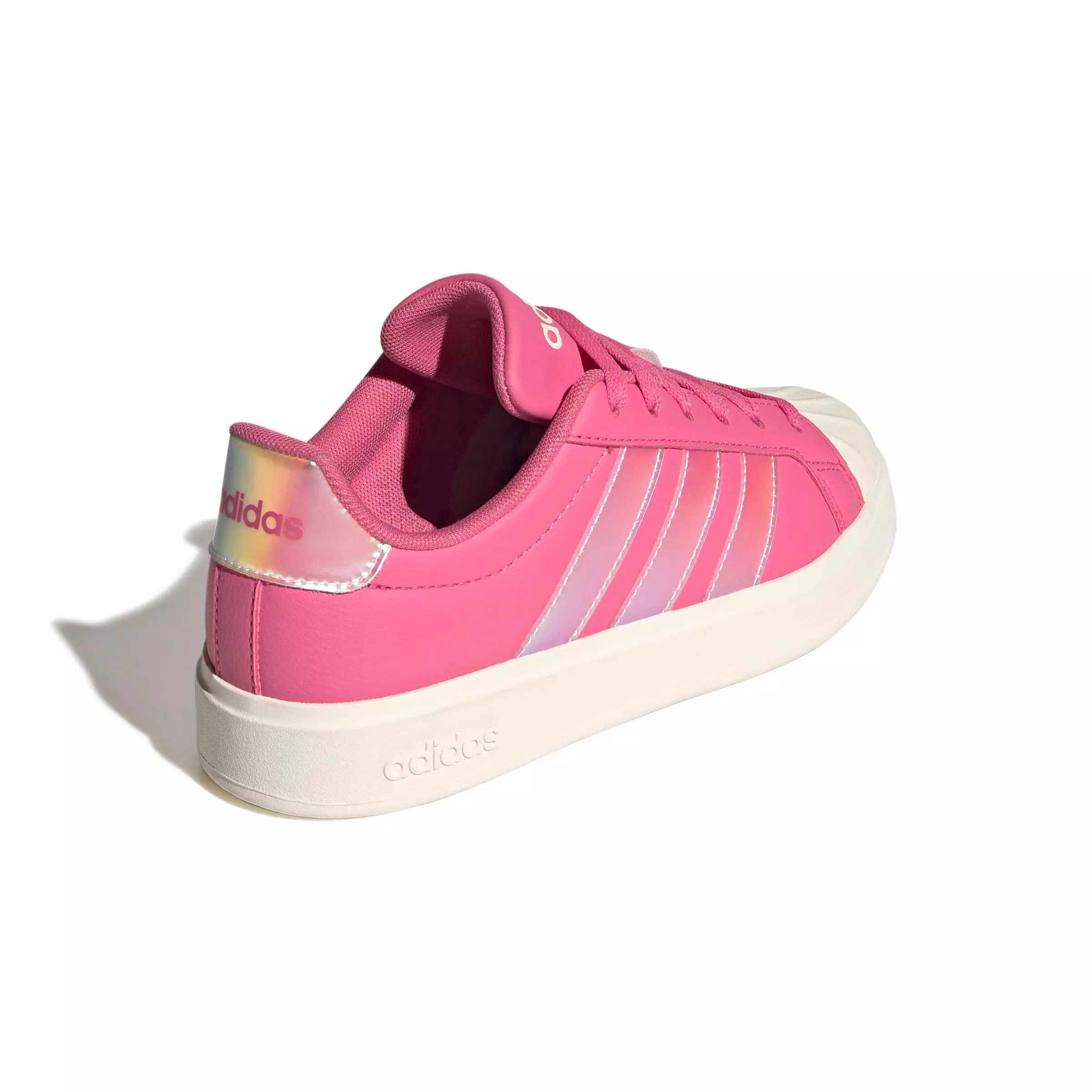 adidas Streettalk "Pink Fusion/Ftwr White/Wonder Quartz" Grade School Girls' Shoe - PINK/WHITE/QUARTZ