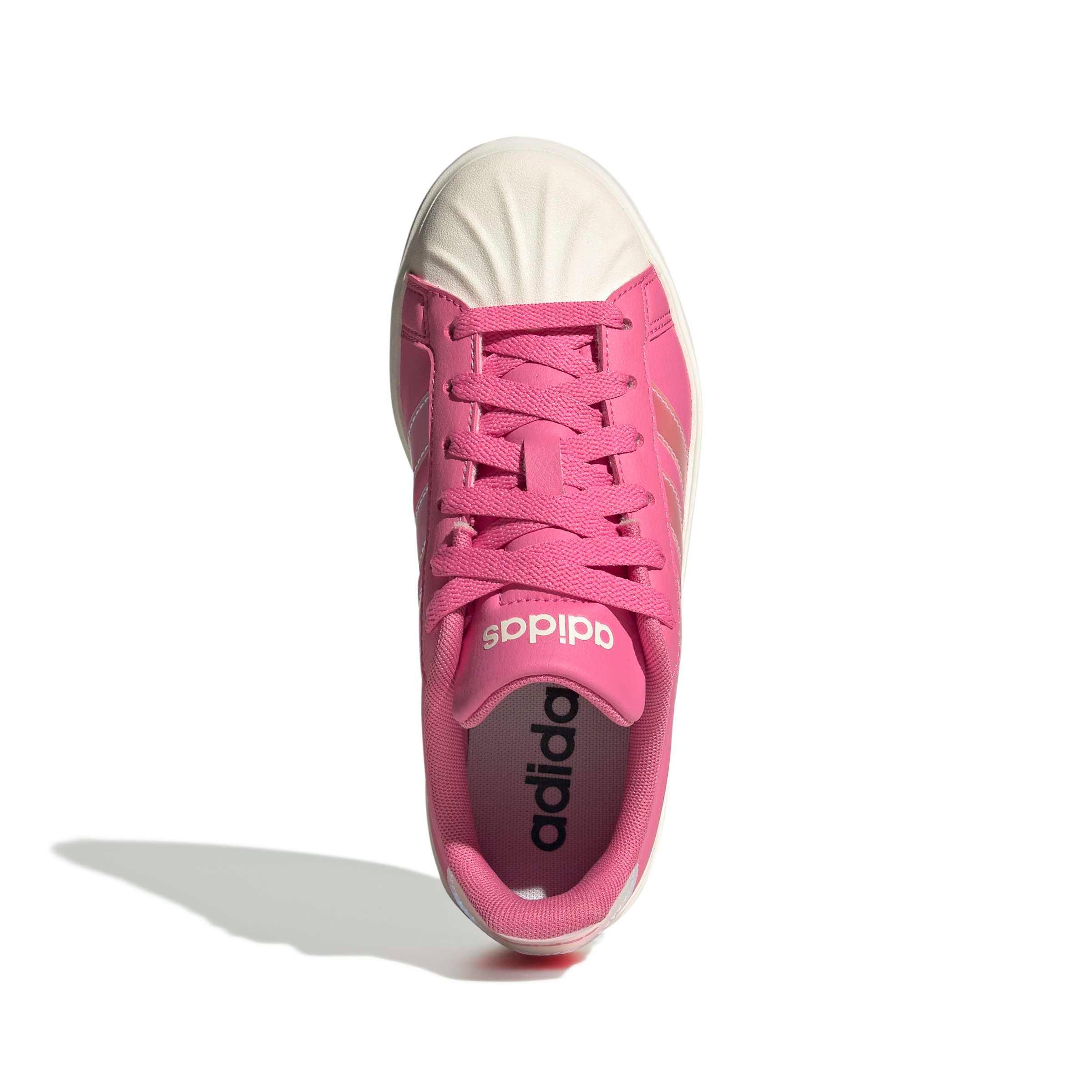 adidas Streettalk "Pink Fusion/Ftwr White/Wonder Quartz" Grade School Girls' Shoe - PINK/WHITE/QUARTZ