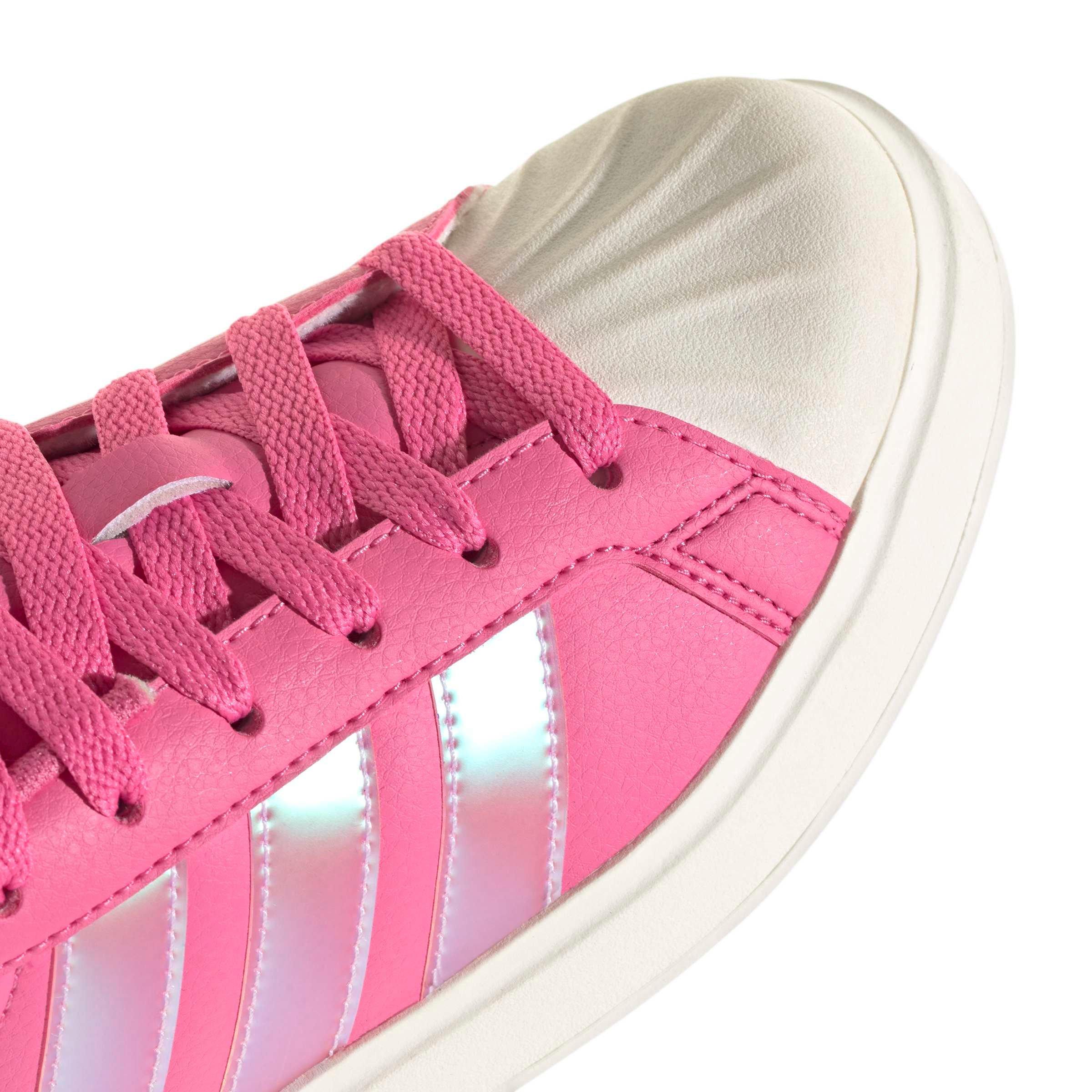 adidas Streettalk "Pink Fusion/Ftwr White/Wonder Quartz" Grade School Girls' Shoe - PINK/WHITE/QUARTZ