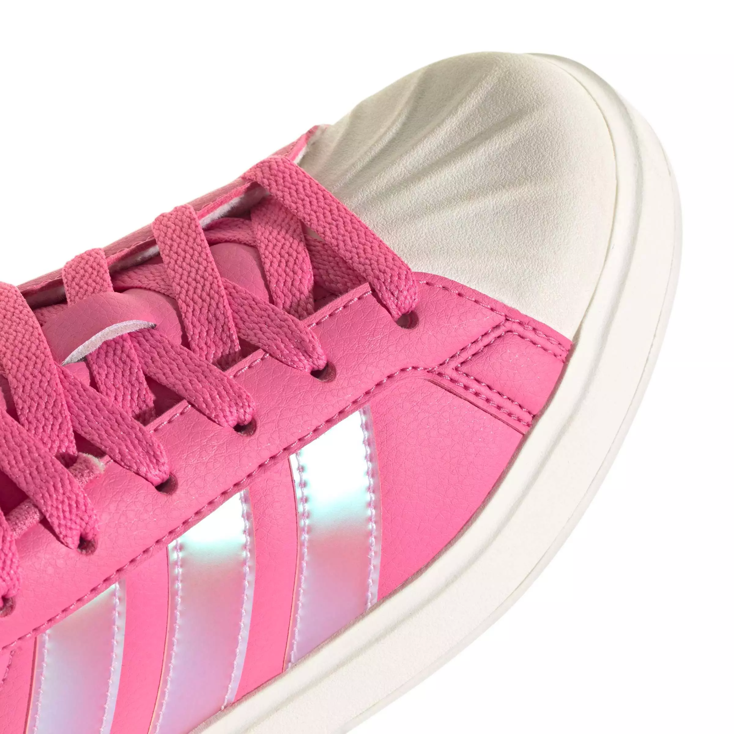 adidas Streettalk "Pink Fusion/Ftwr White/Wonder Quartz" Grade School Girls' Shoe - PINK/WHITE/QUARTZ