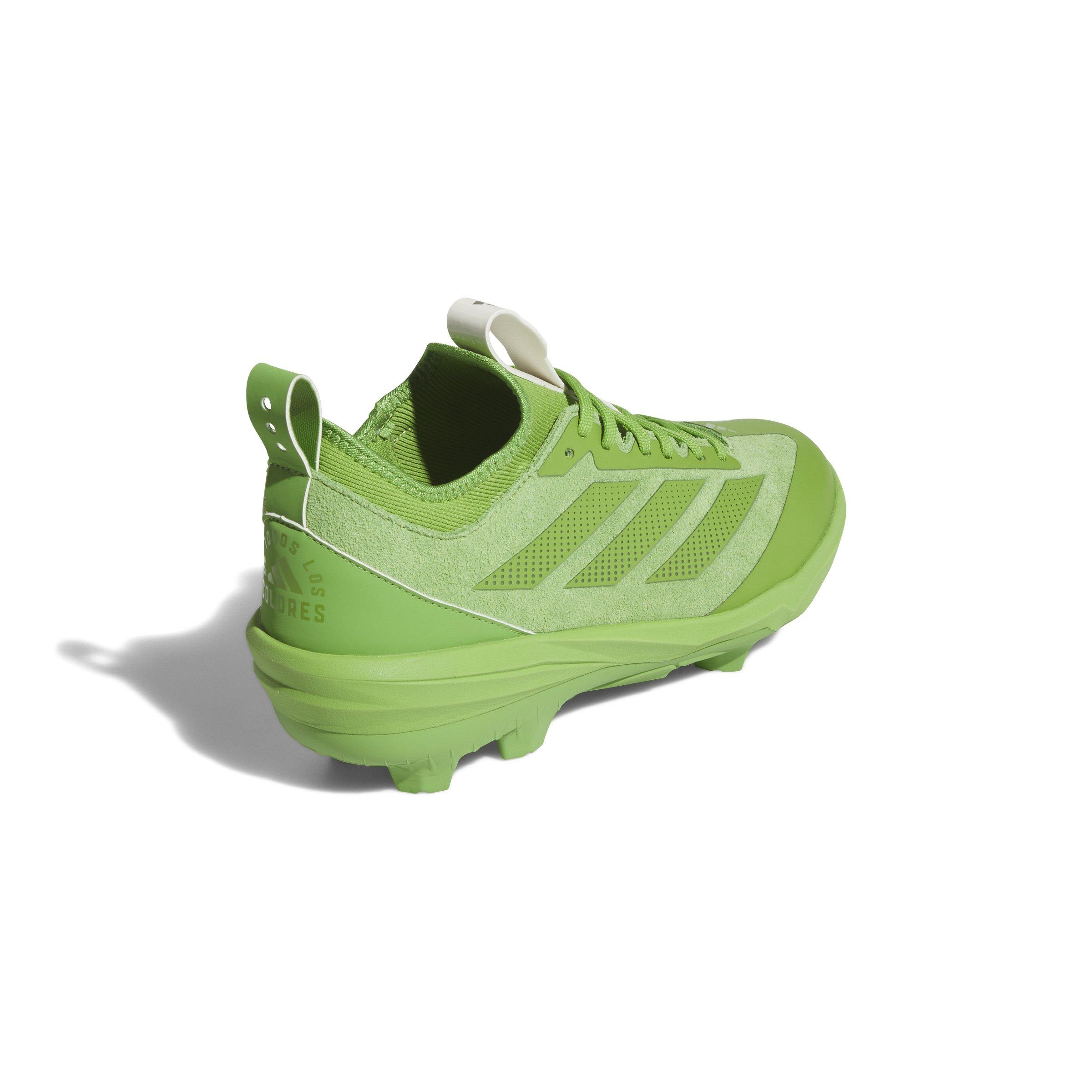 adidas Adizero Impact TPU 2.0 BSB Somos "Team Rave Green/Rave Green/Off White" Men's Baseball Cleat - GREEN/GREEN/OFF WHITE Thumbnail View 4