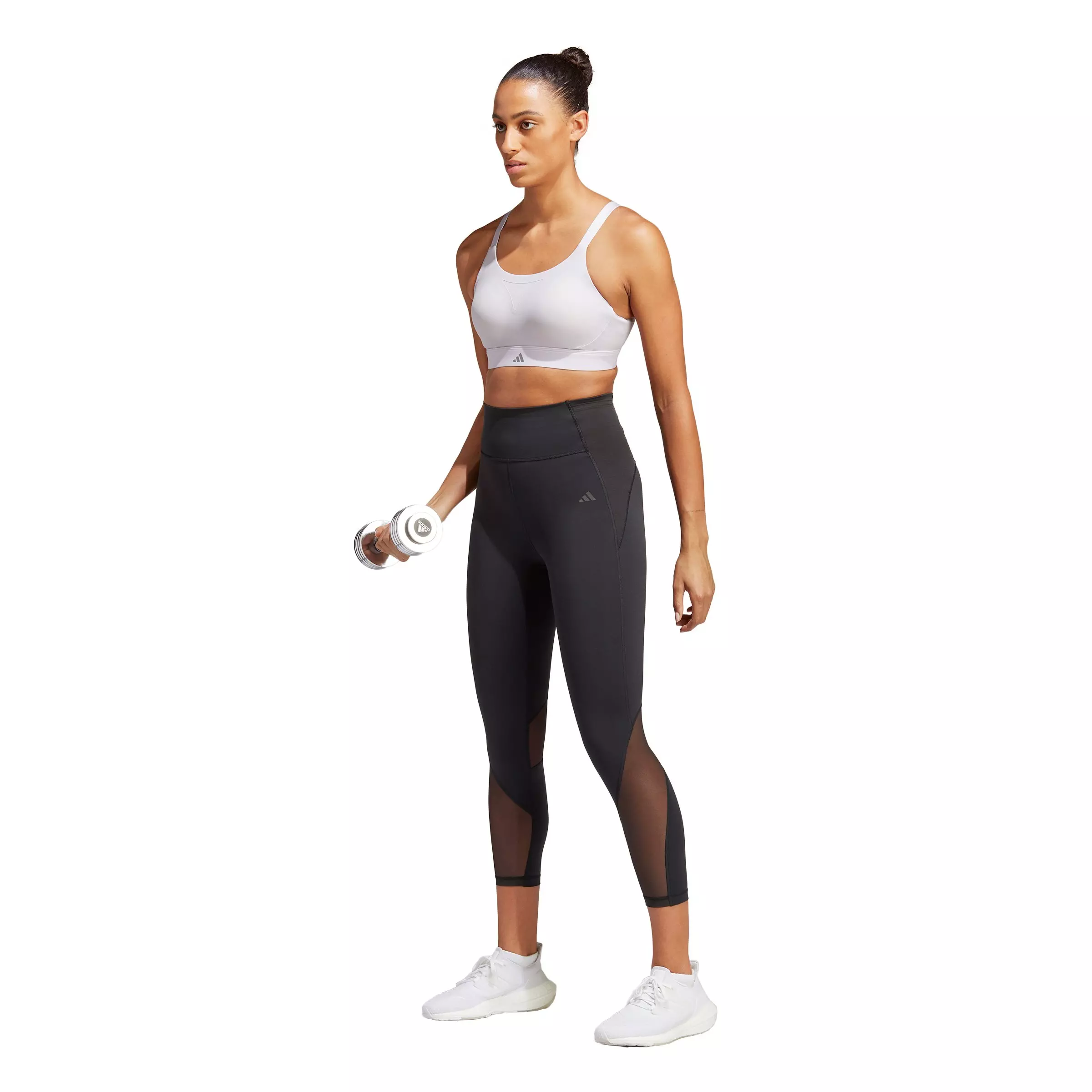 adidas Women's Tailored HIIT Training 7/8 Leggings-Black - BLACK