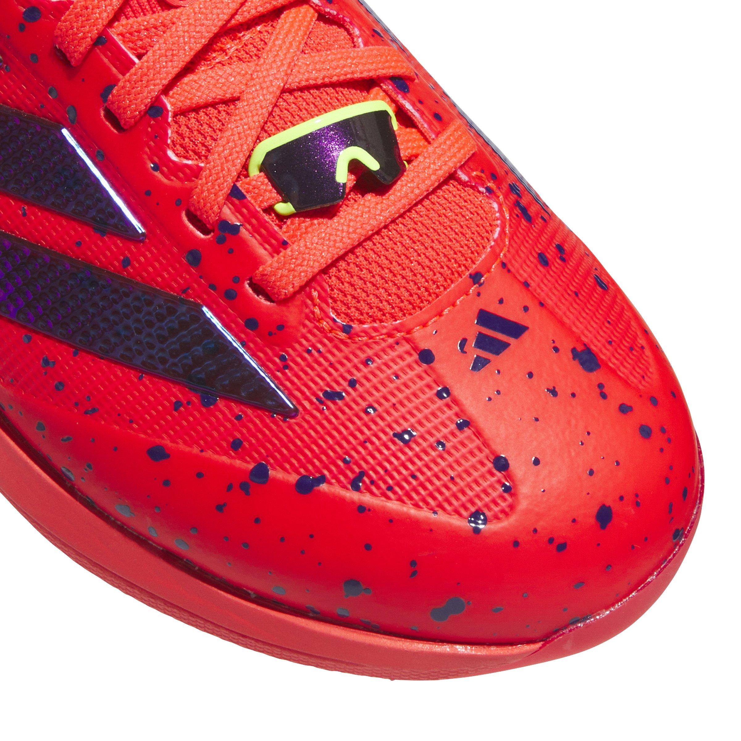 adidas Adizero Impact TPU BSB 2.0 Shades Grade School Boys' "Lucid Red/Blue/Lemon" Baseball Cleat