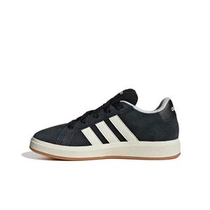 adidas Grand Court 00s "Core Black/Off White/Gum 10" Preschool Boys' Shoe - BLACK/OFF WHITE/GUM