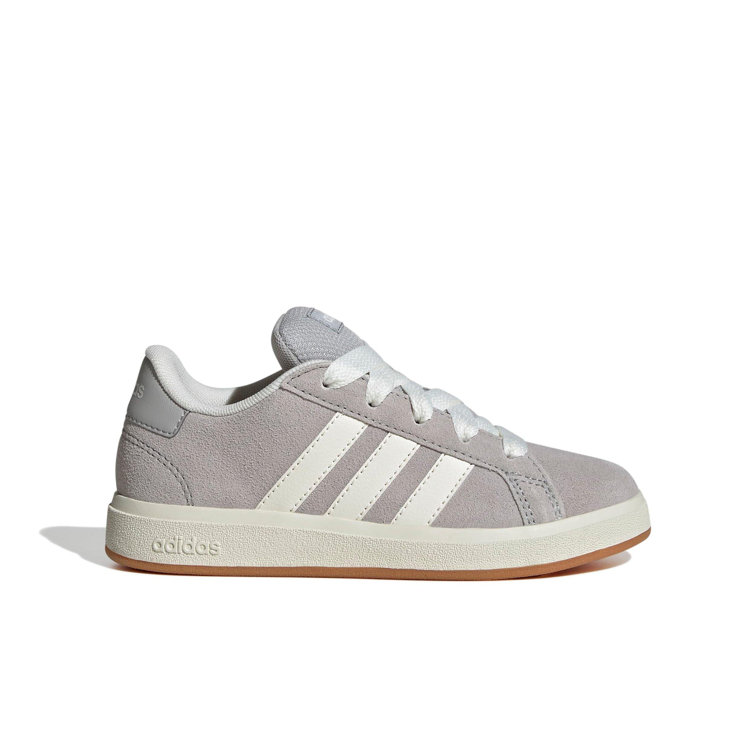 adidas Grand Court 00s "Grey Two/Off White/Gum 10" Preschool Boys' Shoe - GREY/OFF WHITE/GUM