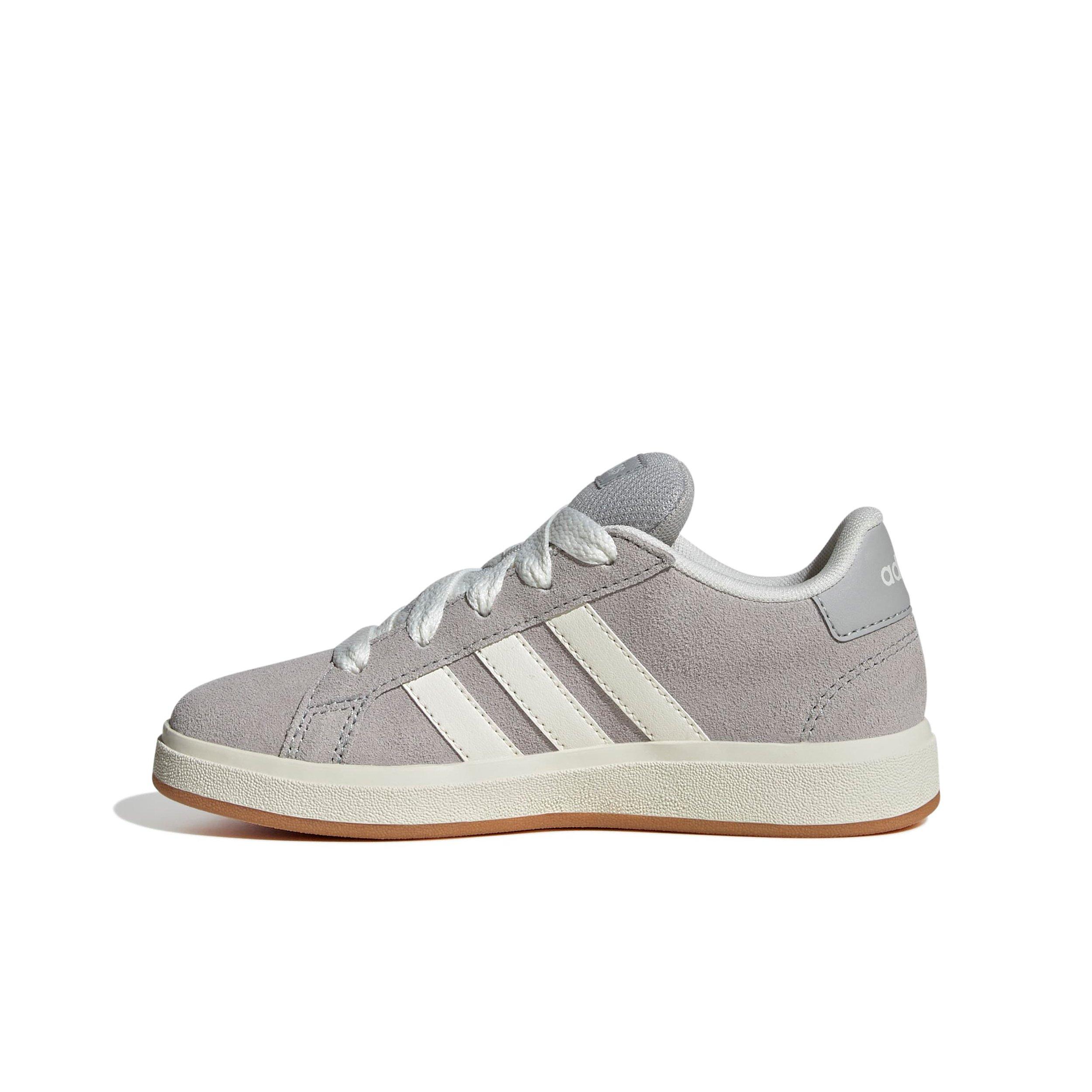 adidas Grand Court 00s "Grey Two/Off White/Gum 10" Preschool Boys' Shoe - GREY/OFF WHITE/GUM