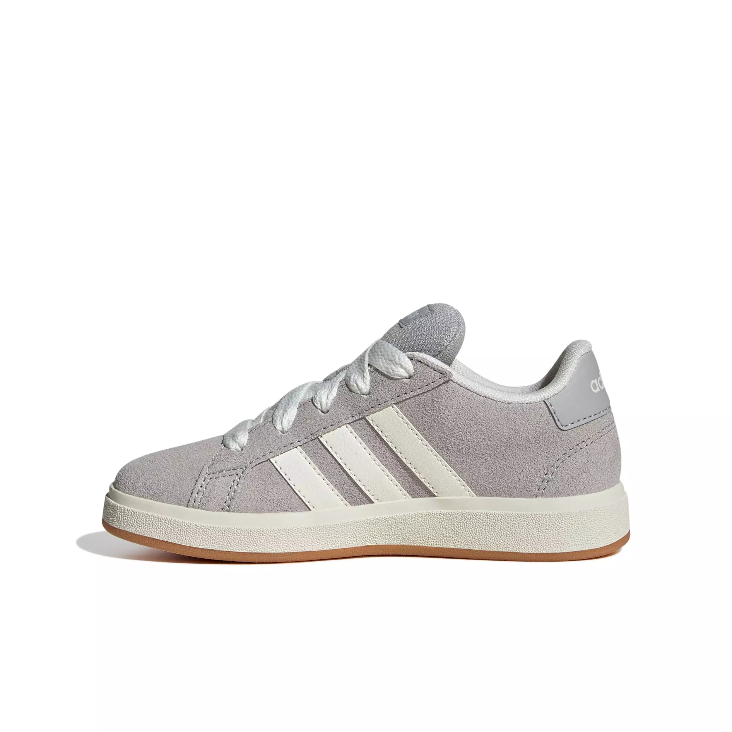 adidas Grand Court 00s "Grey Two/Off White/Gum 10" Preschool Boys' Shoe - GREY/OFF WHITE/GUM