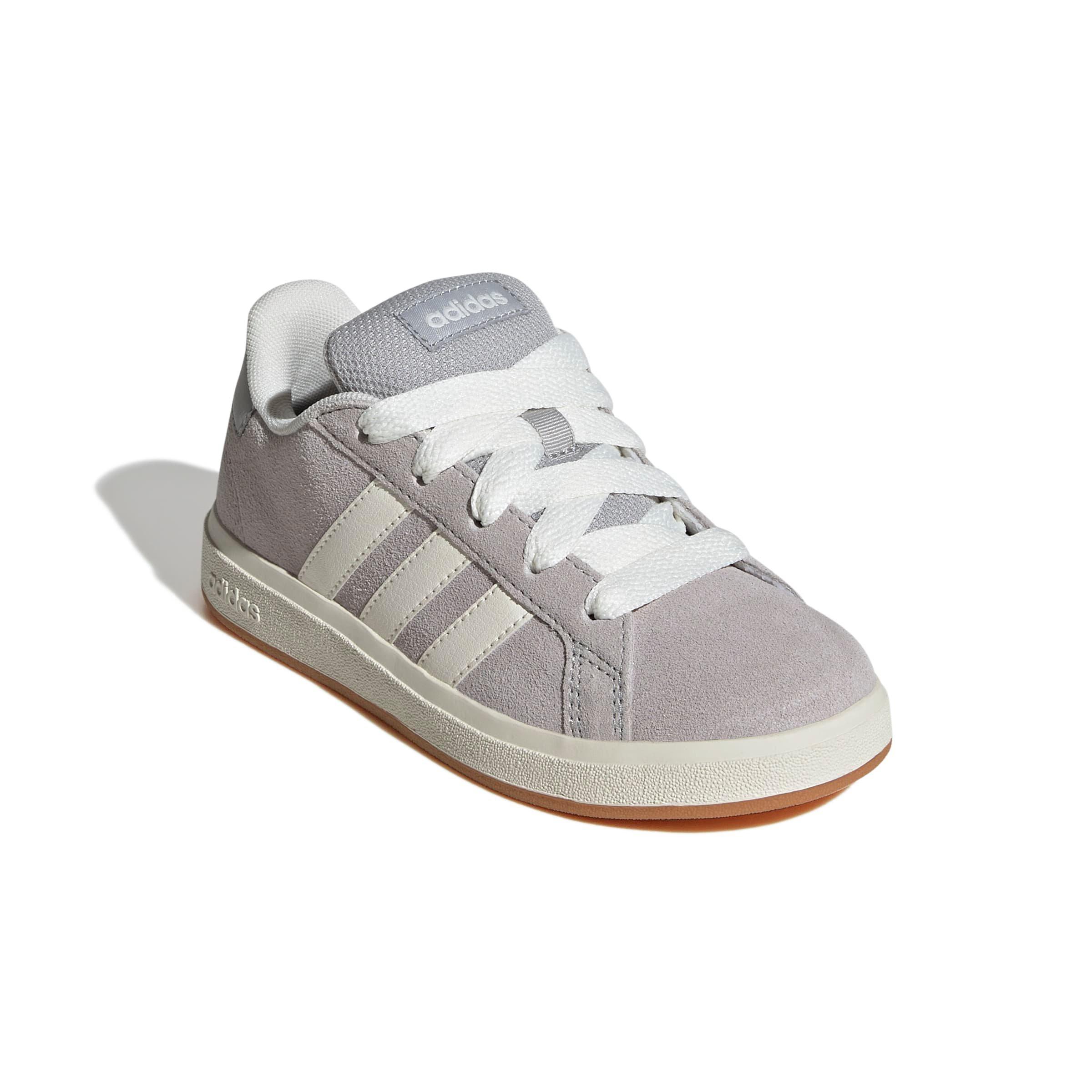 adidas Grand Court 00s "Grey Two/Off White/Gum 10" Preschool Boys' Shoe - GREY/OFF WHITE/GUM
