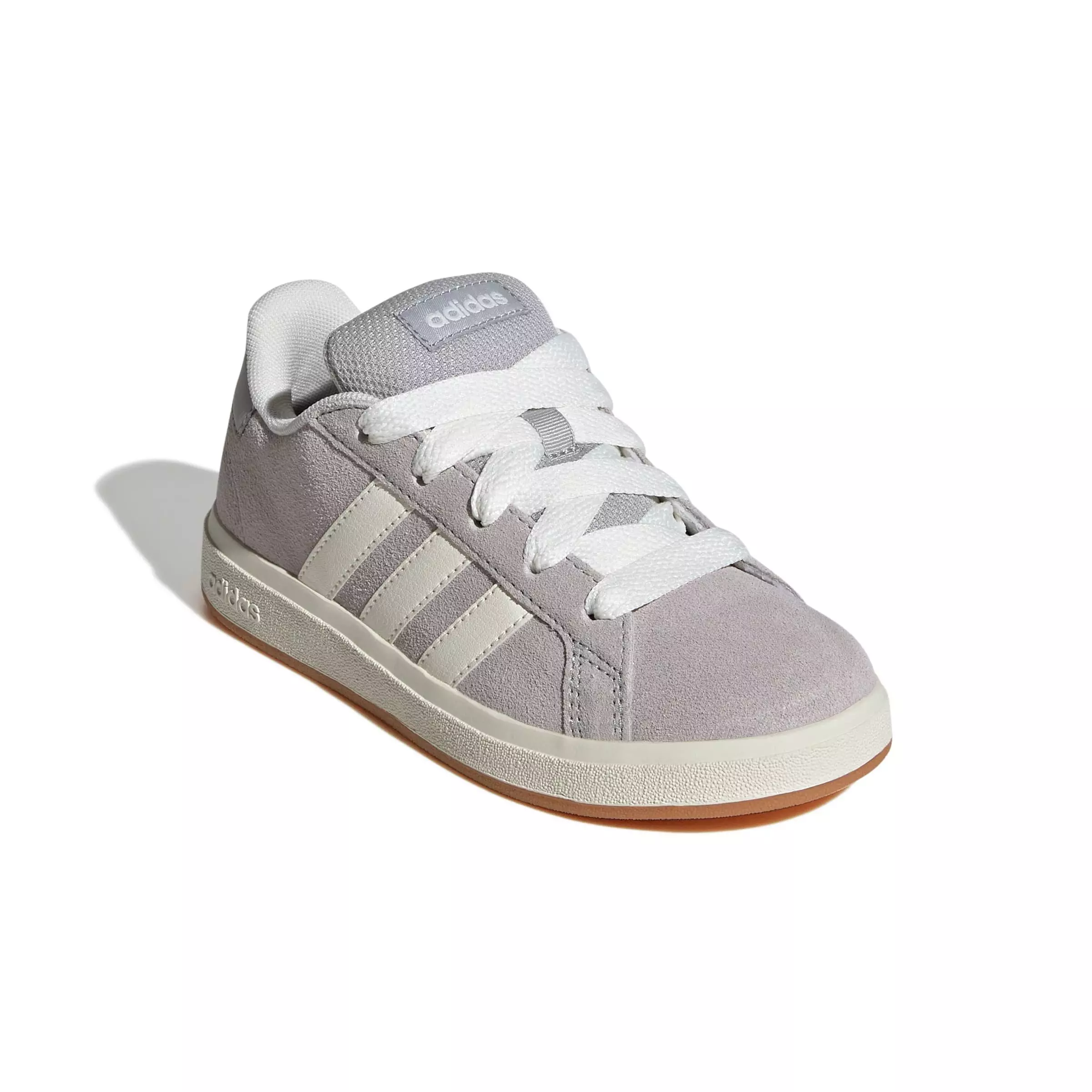 adidas Grand Court 00s "Grey Two/Off White/Gum 10" Preschool Boys' Shoe - GREY/OFF WHITE/GUM