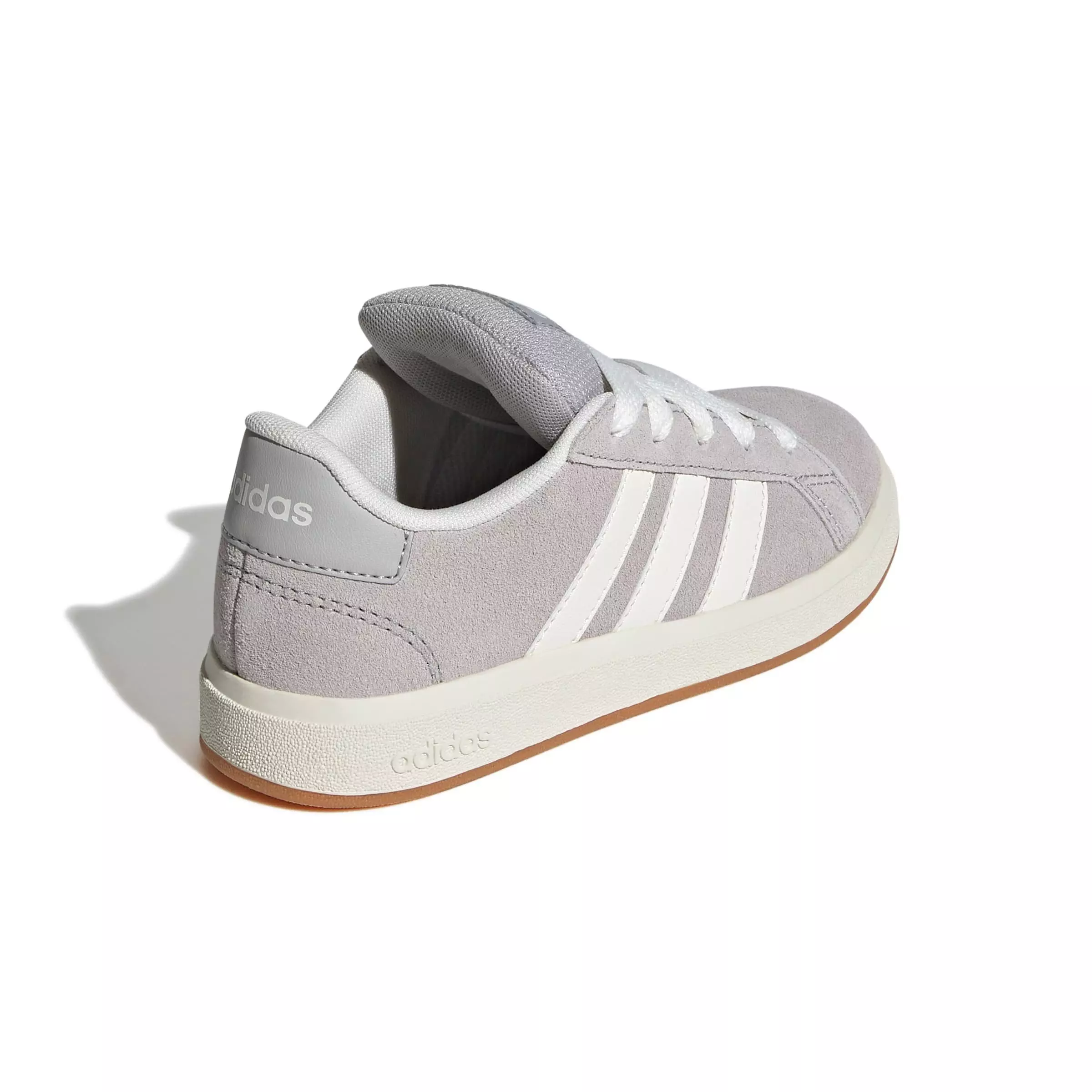 adidas Grand Court 00s "Grey Two/Off White/Gum 10" Preschool Boys' Shoe - GREY/OFF WHITE/GUM