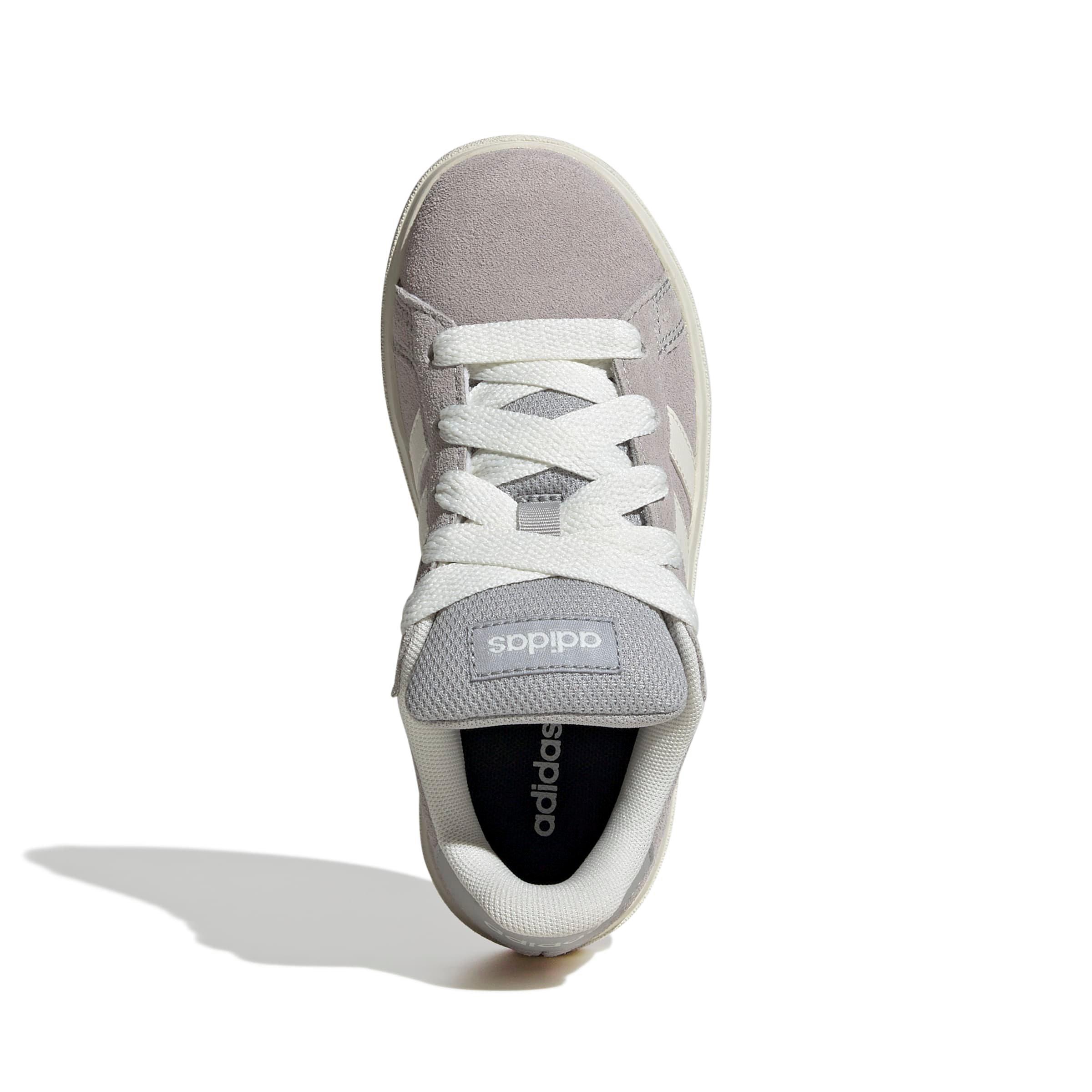 adidas Grand Court 00s "Grey Two/Off White/Gum 10" Preschool Boys' Shoe - GREY/OFF WHITE/GUM