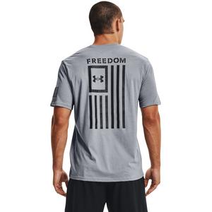 Under Armour Men's Freedom Flag T-Shirt-Dk Grey