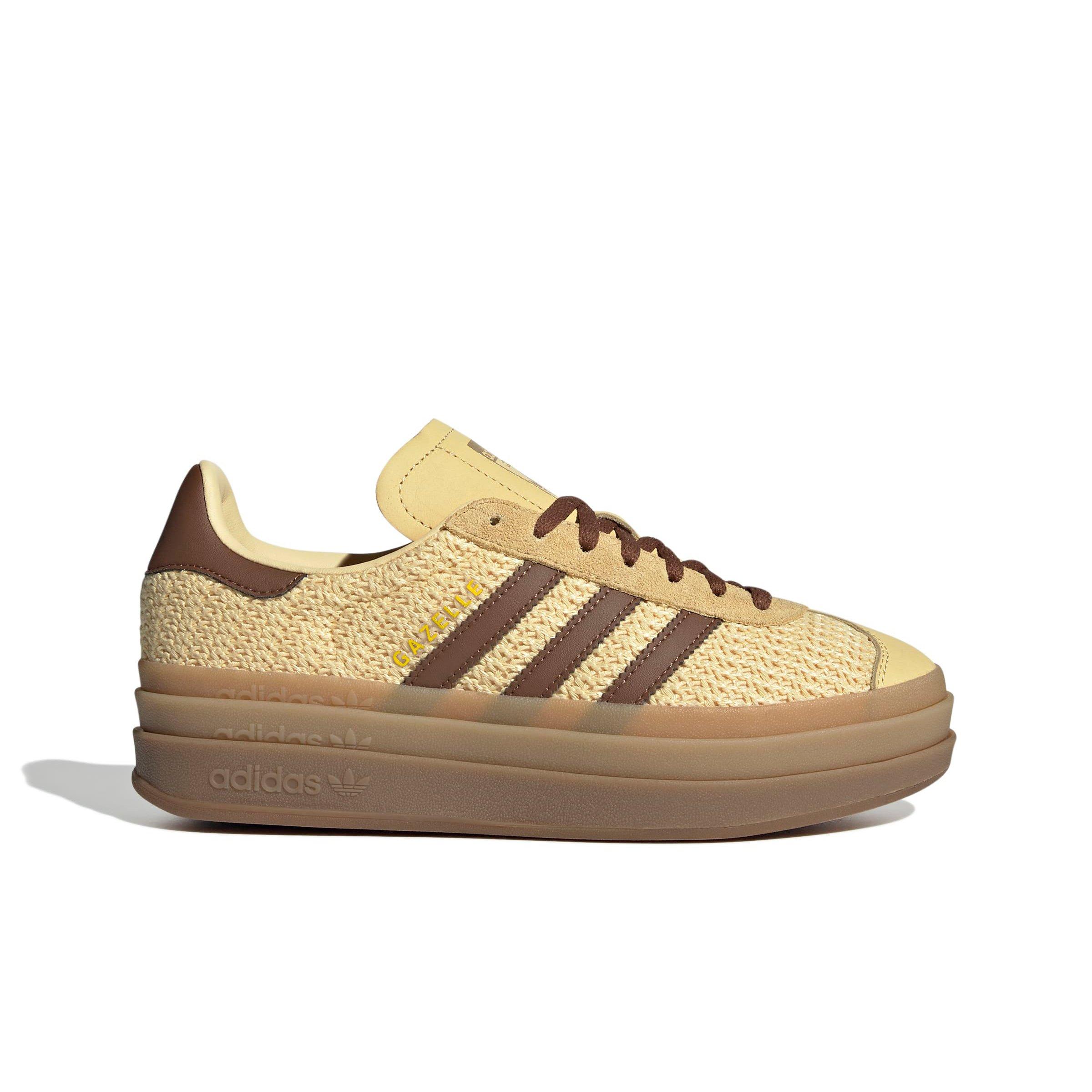 adidas Originals Gazelle Bold "Orange Tint/Preloved Brown/Gold Metallic" Women's Shoe - ORANGE/BROWN/GOLD Thumbnail View 1