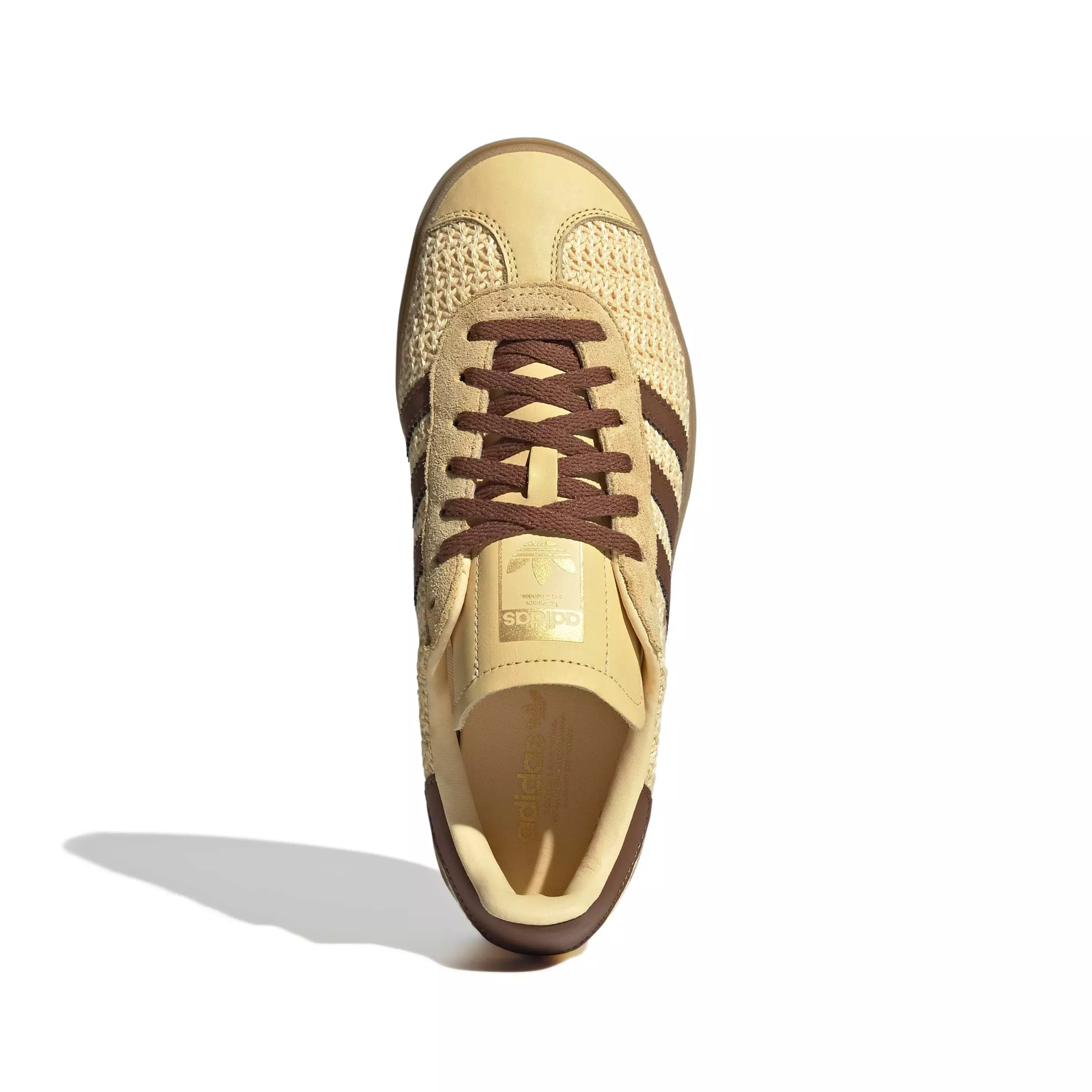 adidas Originals Gazelle Bold "Orange Tint/Preloved Brown/Gold Metallic" Women's Shoe - ORANGE/BROWN/GOLD