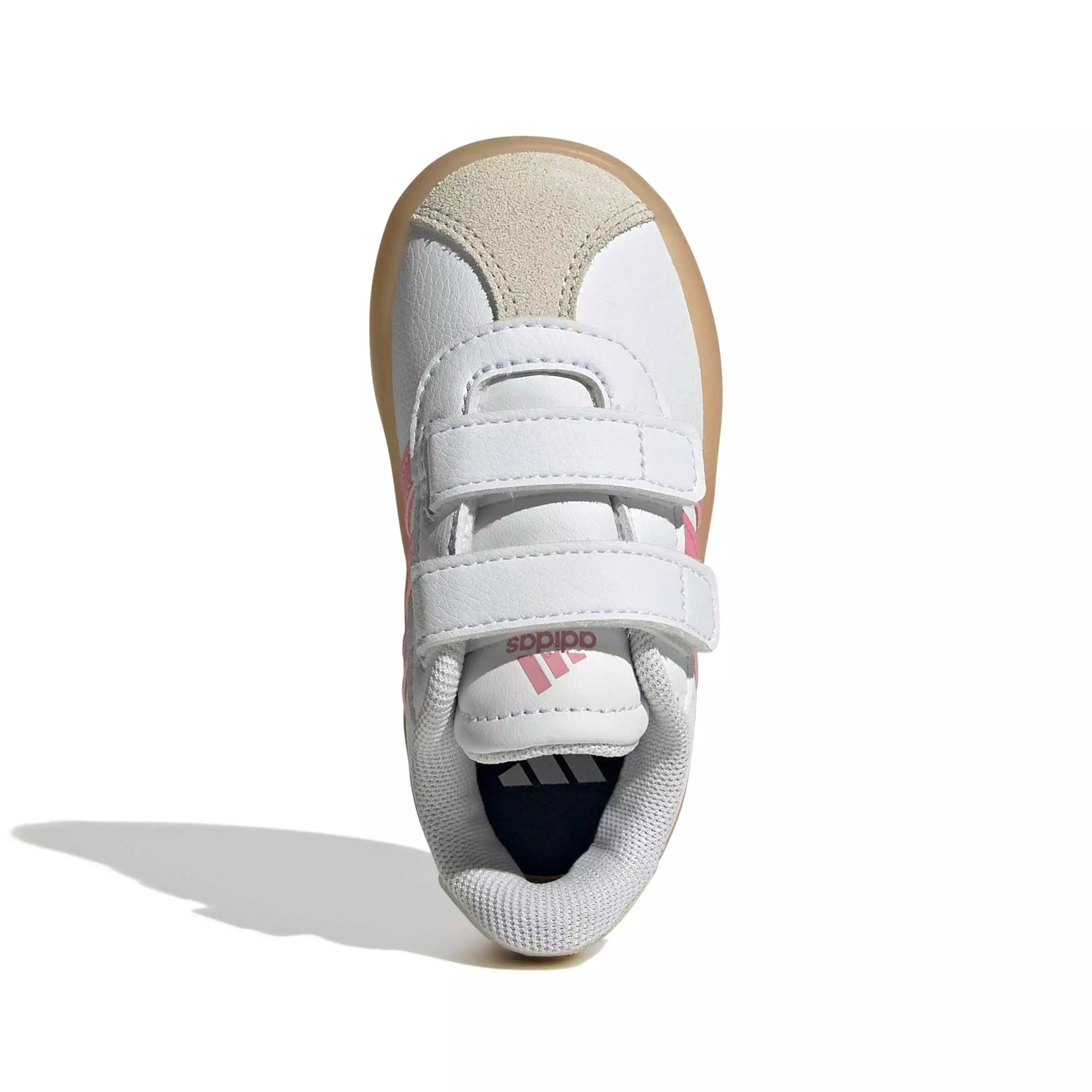 adidas VL Court 3.0 "Ftwr White/Bliss Pink/Alumina" Infant Girls' Shoe - WHITE/PINK/ALUMINA