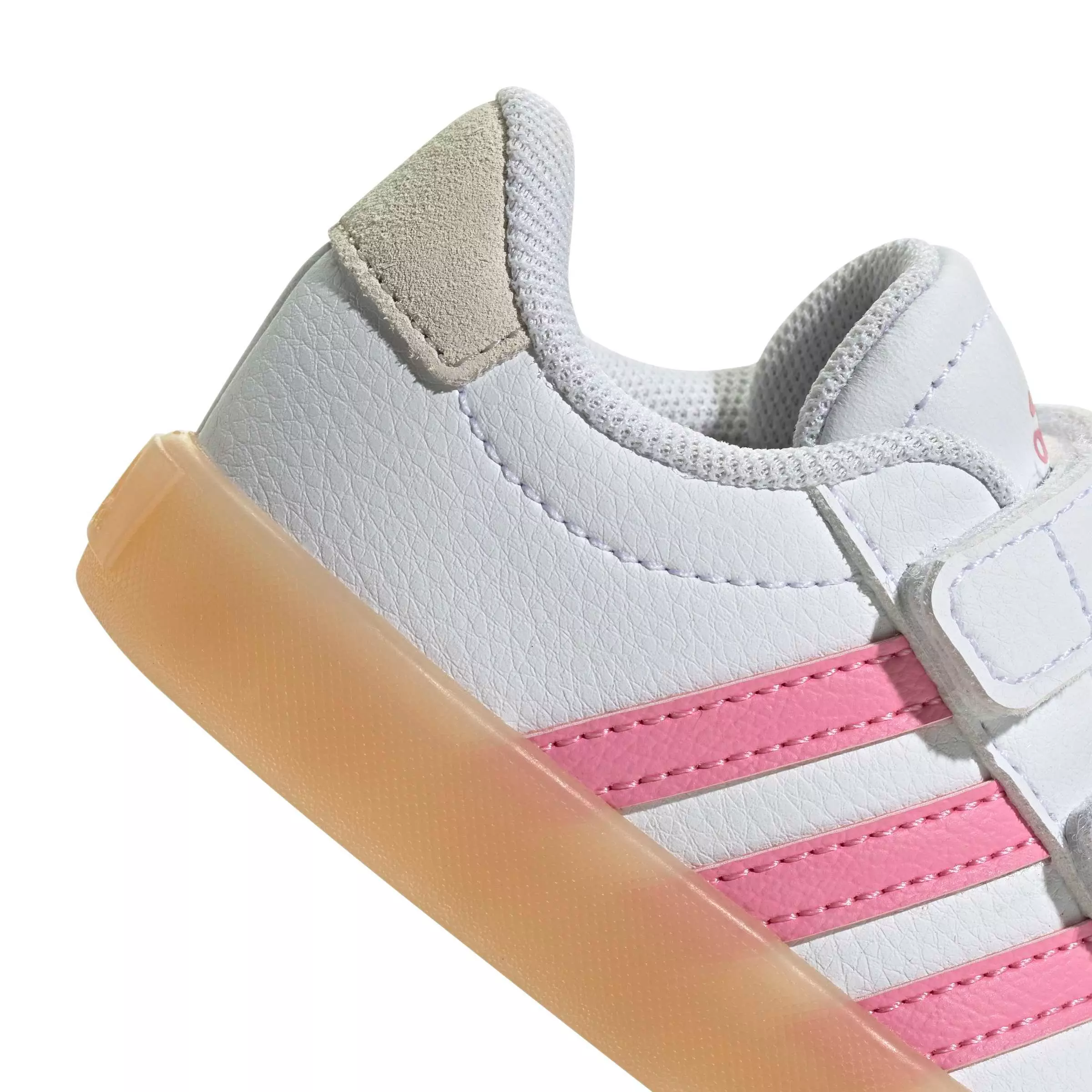 adidas VL Court 3.0 "Ftwr White/Bliss Pink/Alumina" Infant Girls' Shoe - WHITE/PINK/ALUMINA