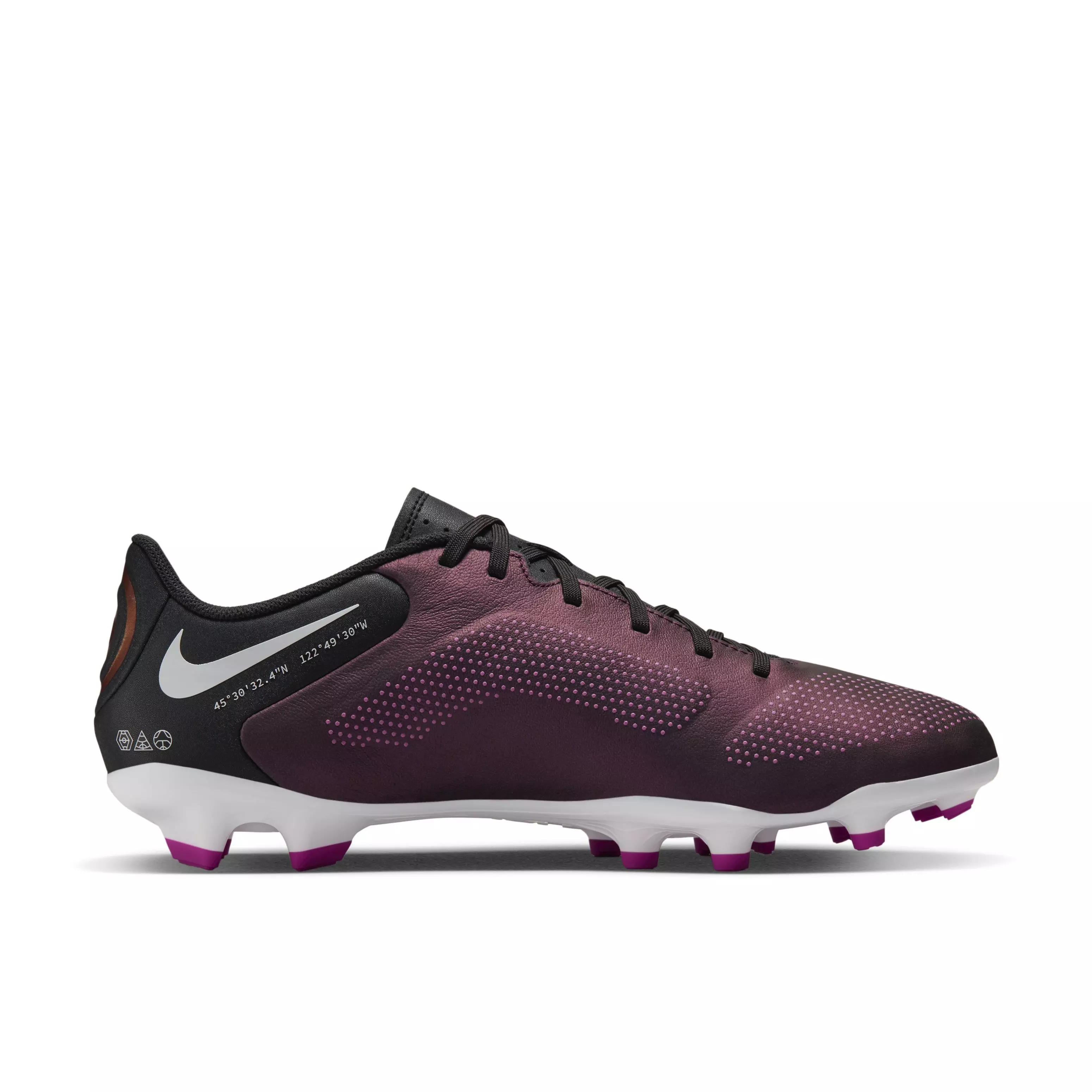 Nike Tiempo Legend 9 Academy MG "Space Purple/White" Men's Soccer Cleat - PURPLE/WHITE