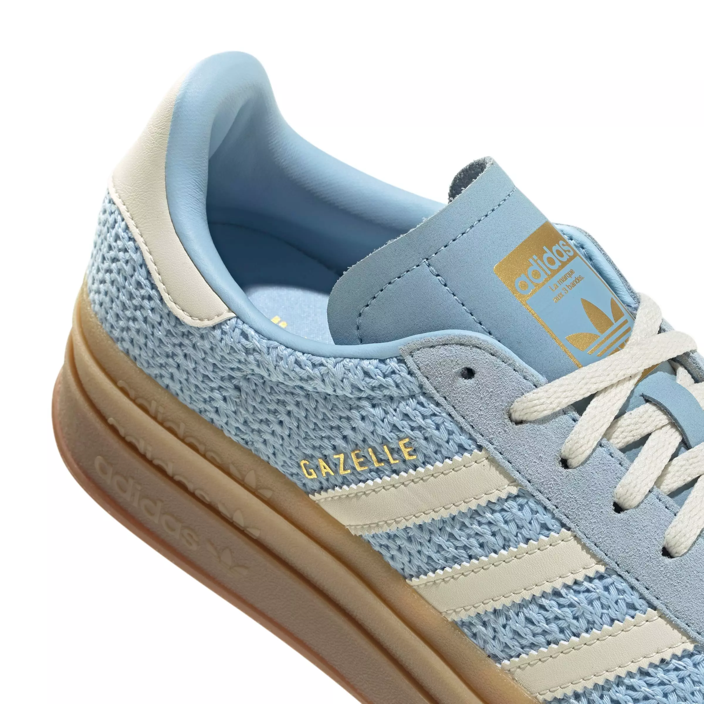adidas Originals Gazelle Bold "Clear Sky/Sand Strata/Cream White" Women's Shoe - SKY/SAND/CREAM