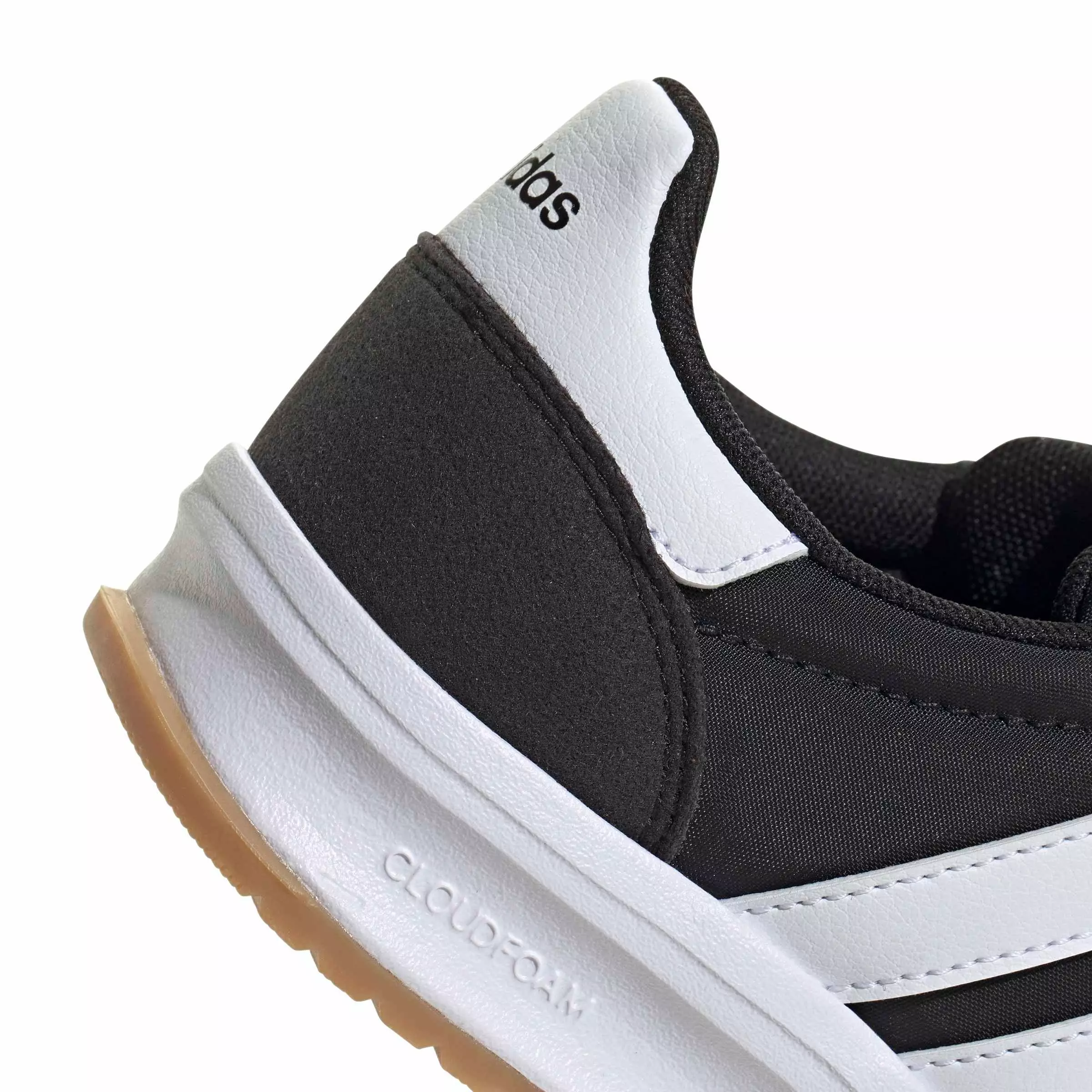 adidas Run 70s 2.0 "Core Black/Ftwr White/Gum 3" Grade School Boys' Shoe - BLACK/WHITE/GUM