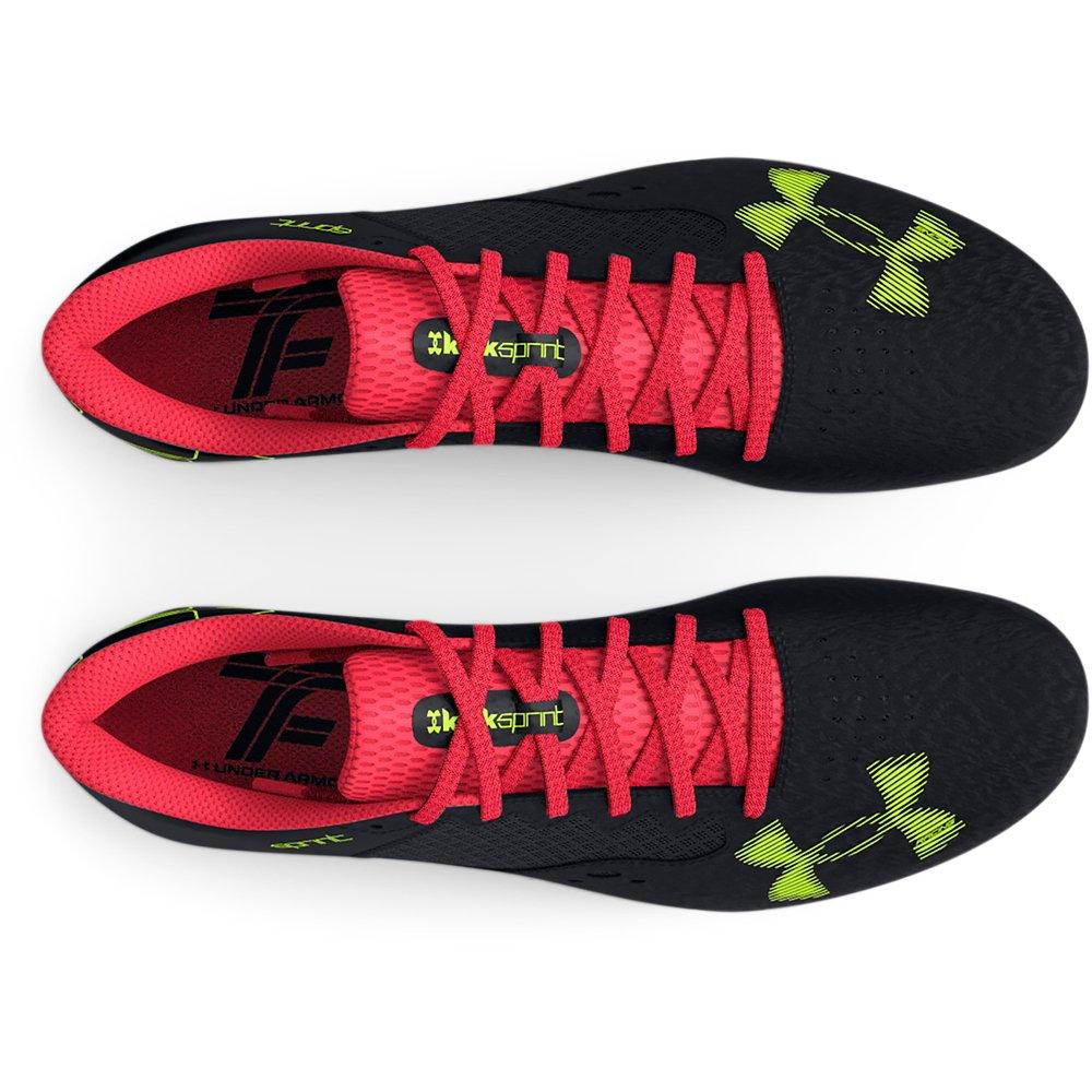 Under Armour Kick Sprint 4 "Black/Beta" Unisex Track Spike - BLACK/BETA Thumbnail View 5