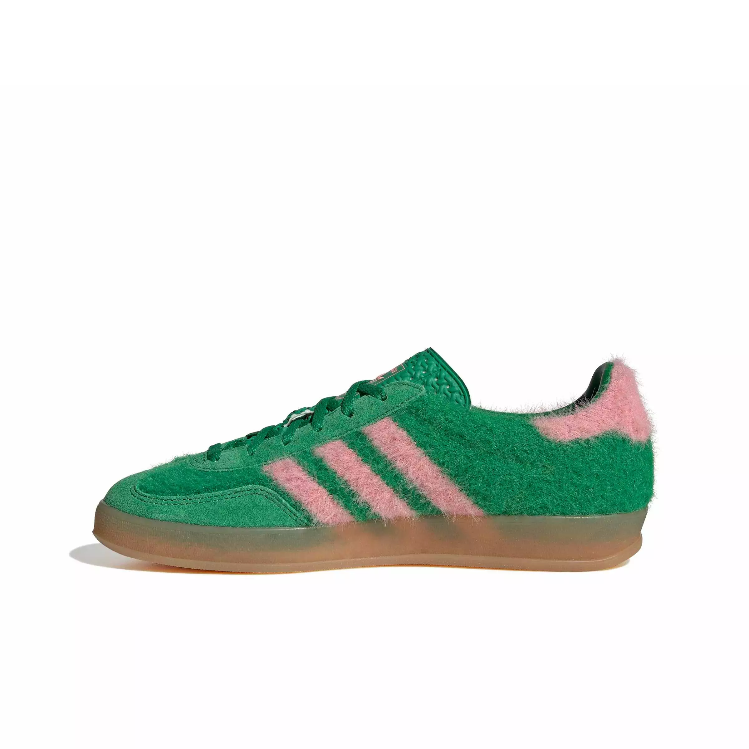 adidas Originals Gazelle "Green/Glow Pink/Gum 3" Women's Shoe - GREEN/PINK/GUM