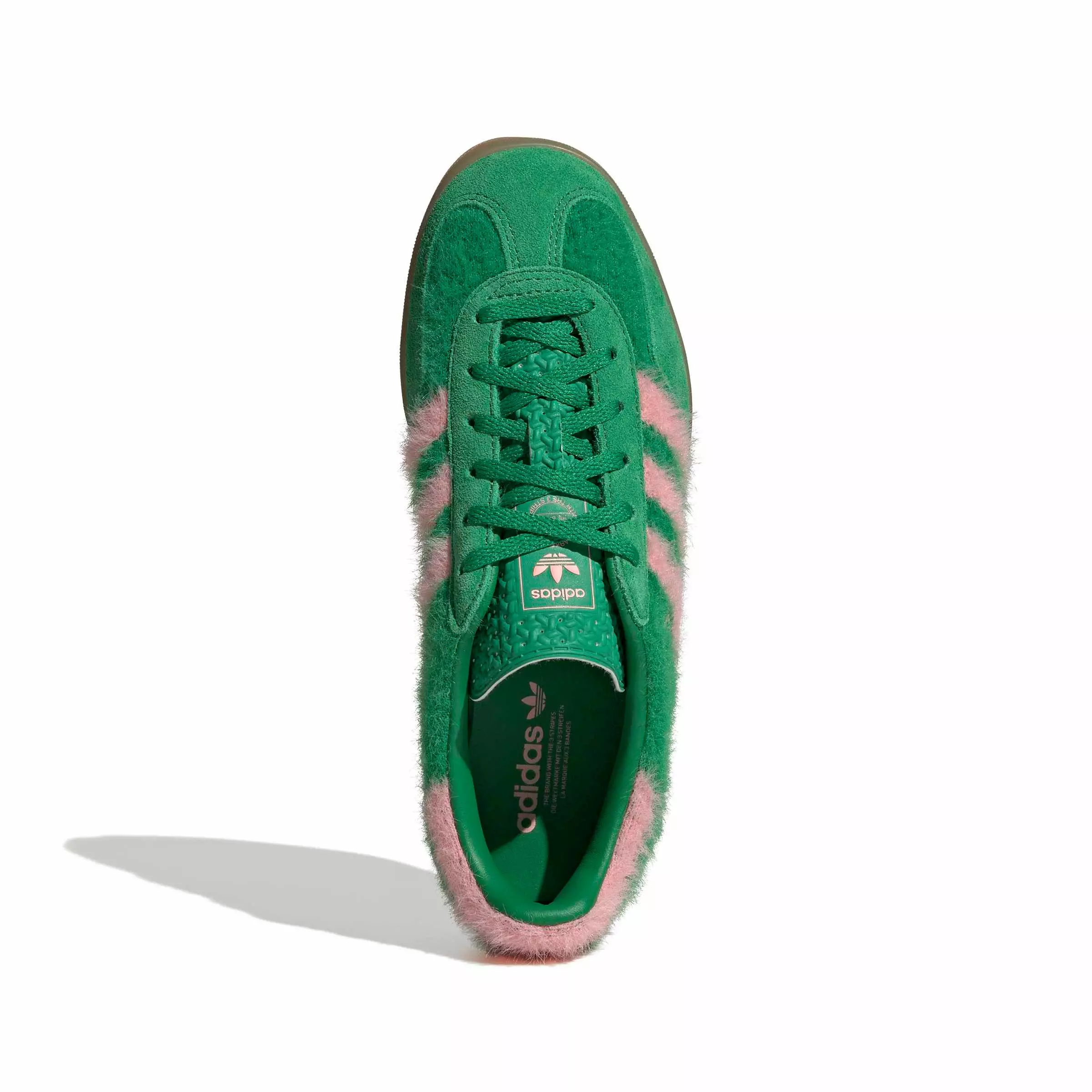 adidas Originals Gazelle "Green/Glow Pink/Gum 3" Women's Shoe - GREEN/PINK/GUM