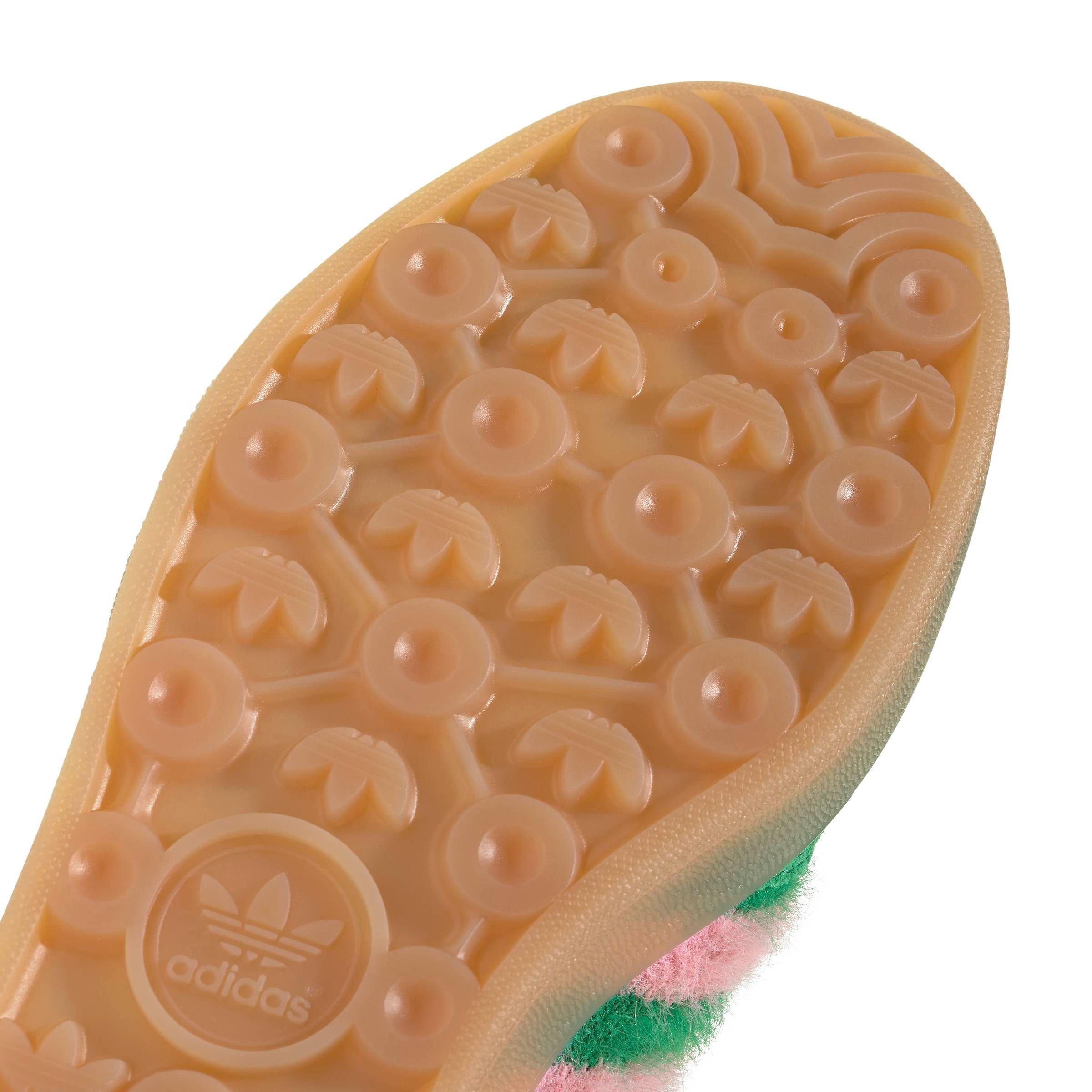 adidas Originals Gazelle "Green/Glow Pink/Gum 3" Women's Shoe - GREEN/PINK/GUM Thumbnail View 7