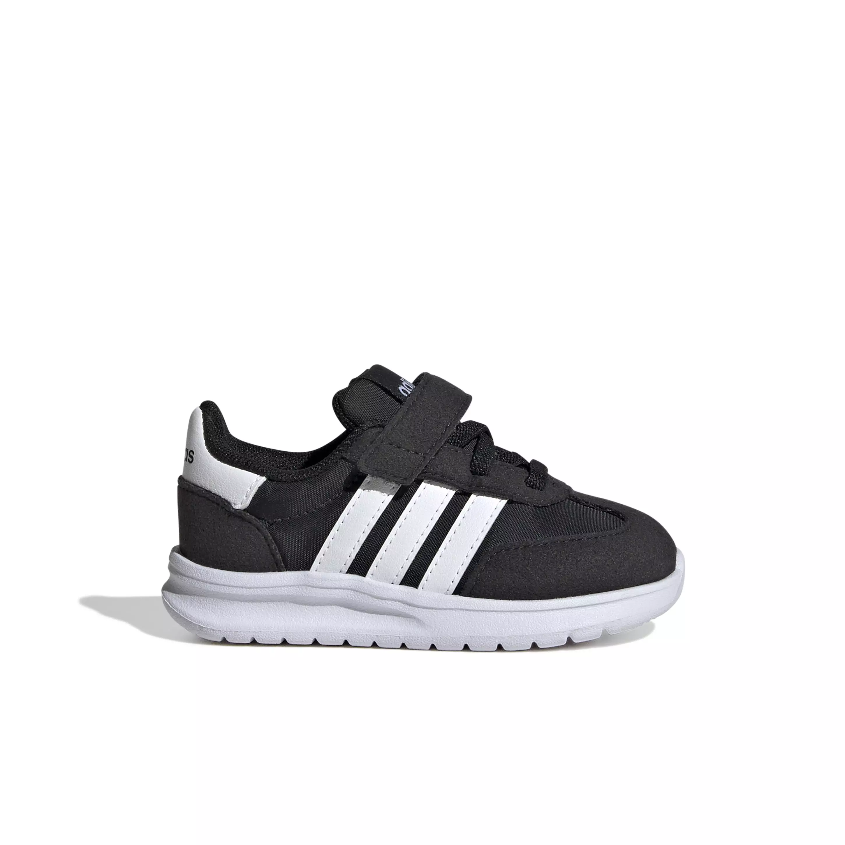 adidas Run 70s 2.0 "Core Black/Ftwr White/Core Black" Infant Boys' Shoe - BLACK/WHITE/BLACK