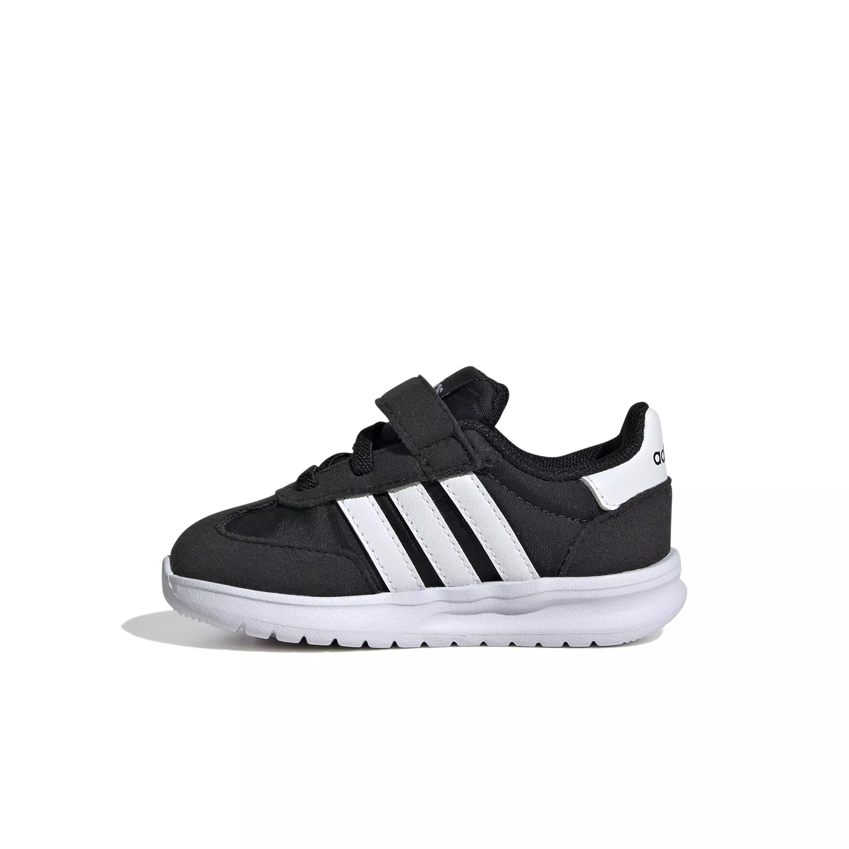adidas Run 70s 2.0 "Core Black/Ftwr White/Core Black" Infant Boys' Shoe - BLACK/WHITE/BLACK